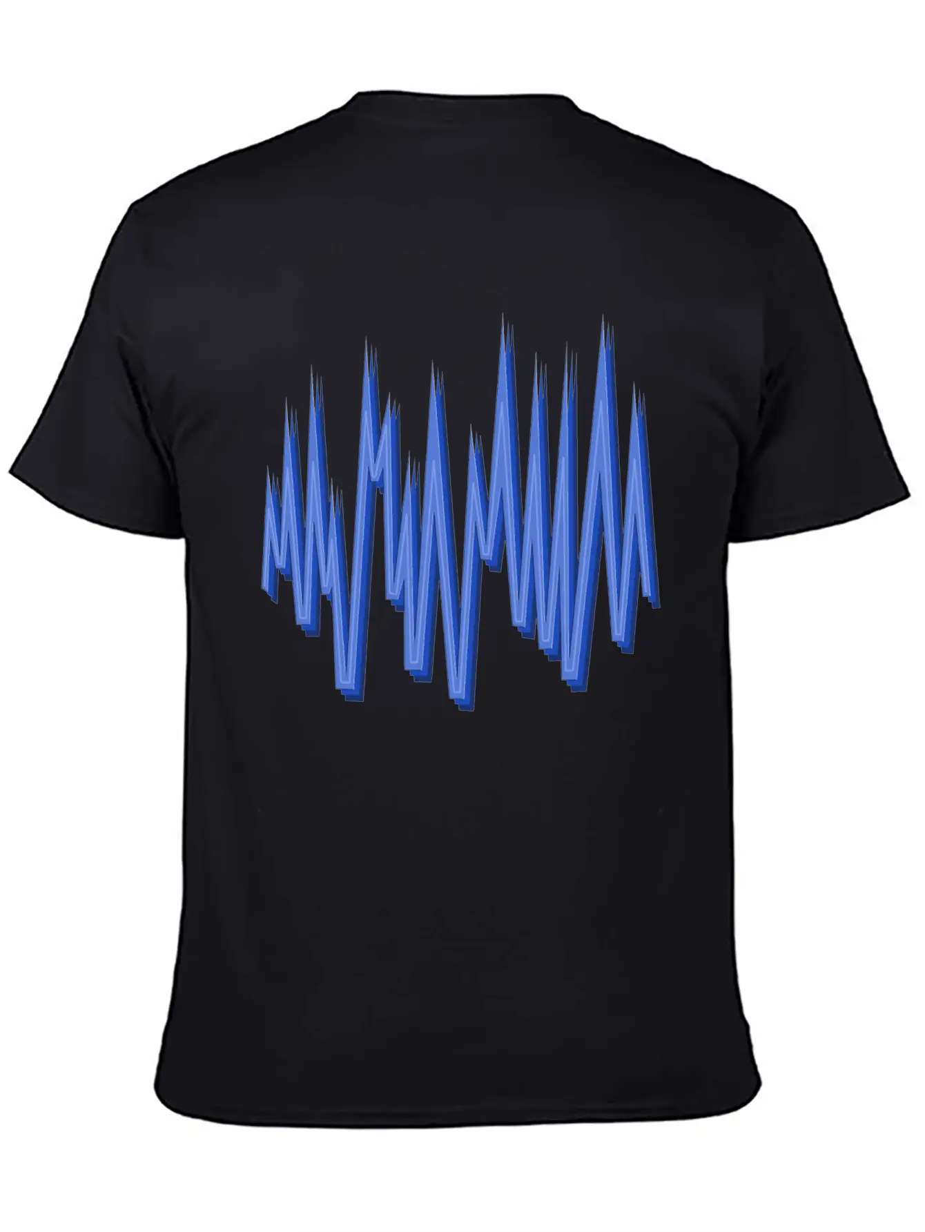 Blue M N Ms Unisex Short Sleeve Soft Cotton T-Shirt – Casual Everyday Wear