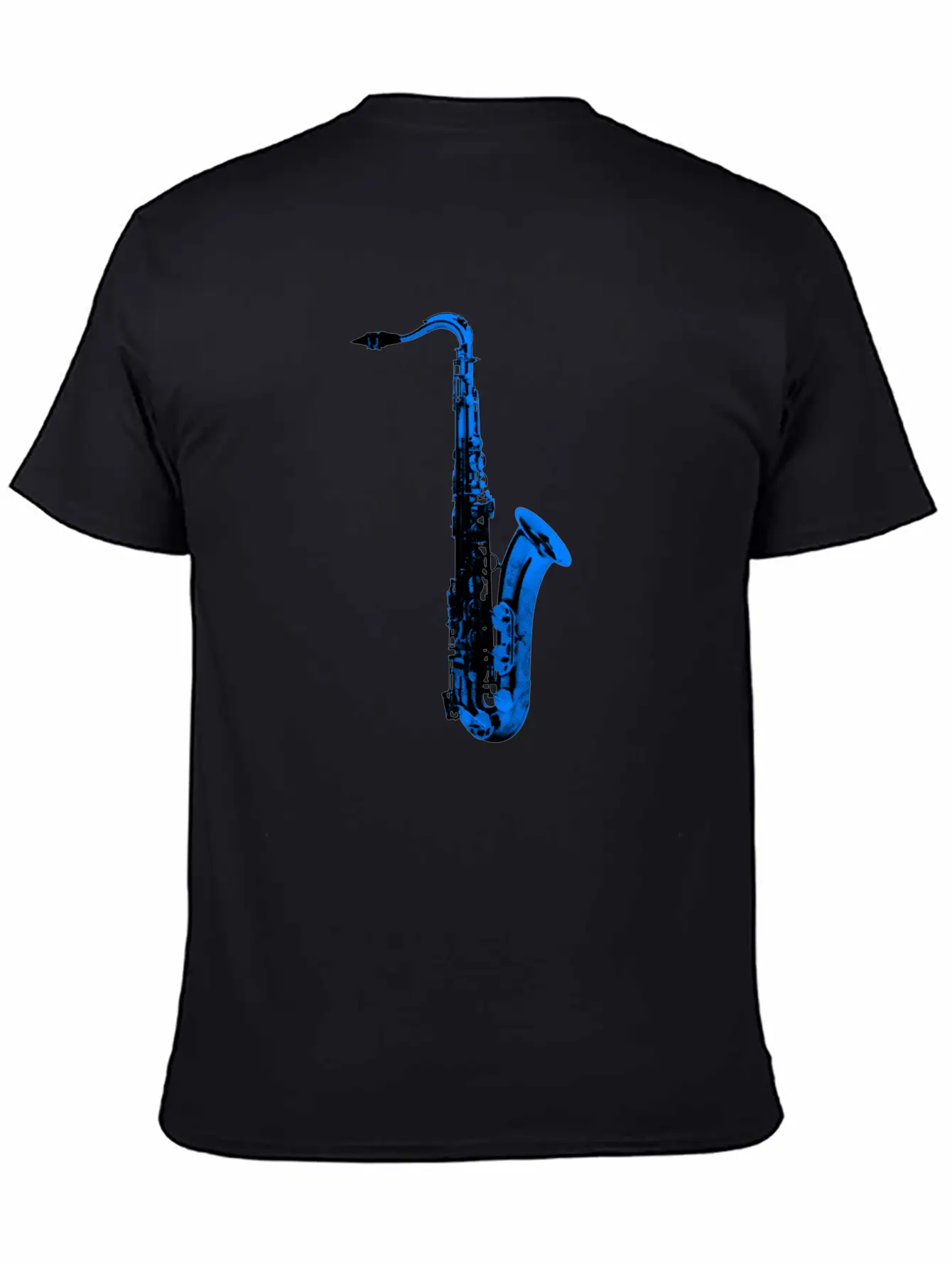 Blue Saxophone Essential Unisex Summer Tee – Soft Cotton Casual Fit