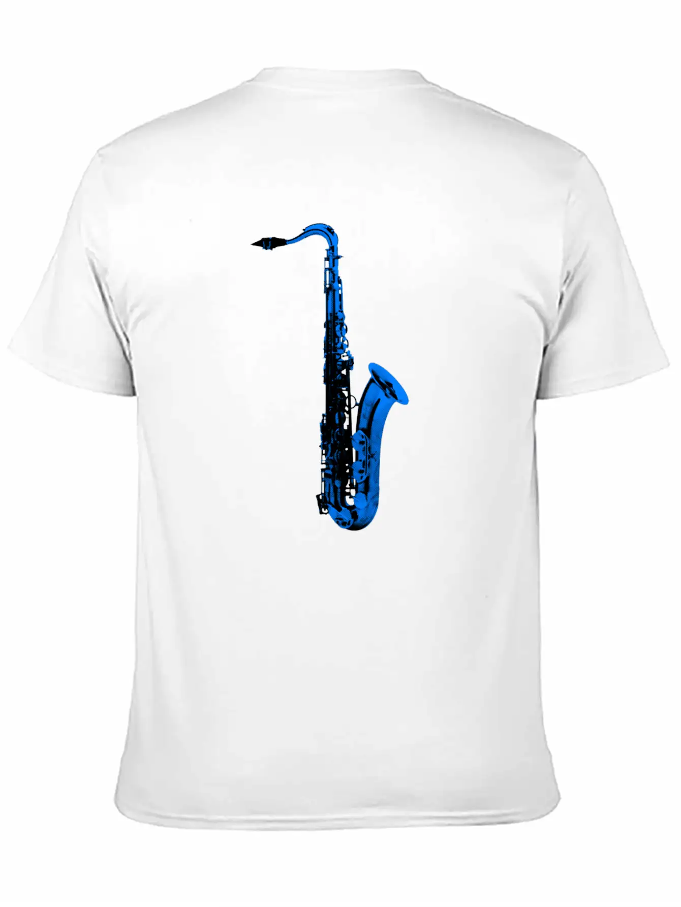 Blue Saxophone Essential Unisex Summer Tee – Soft Cotton Casual Fit