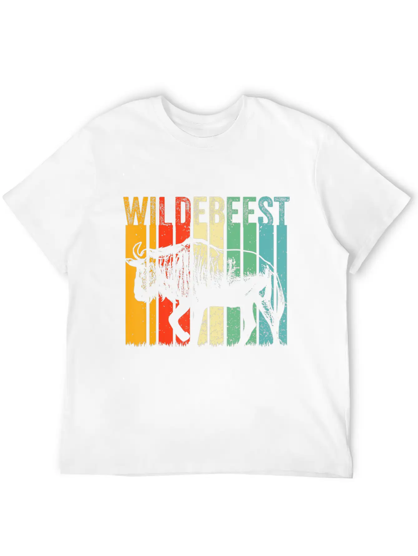 Blue Wildebeest Gnu Antelope Trophy Sport Hunting Timeless Short Sleeve Tee – Comfy And Minimalist Design