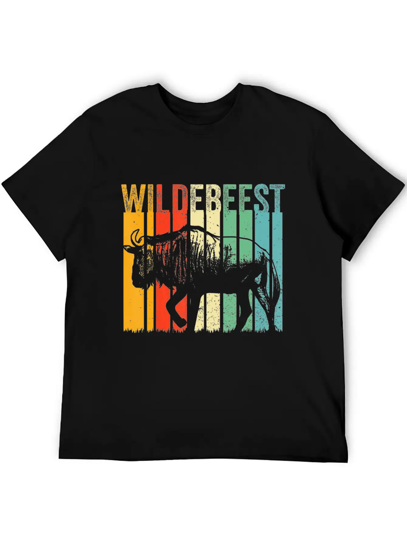 Blue Wildebeest Gnu Antelope Trophy Sport Hunting Timeless Short Sleeve Tee – Comfy And Minimalist Design