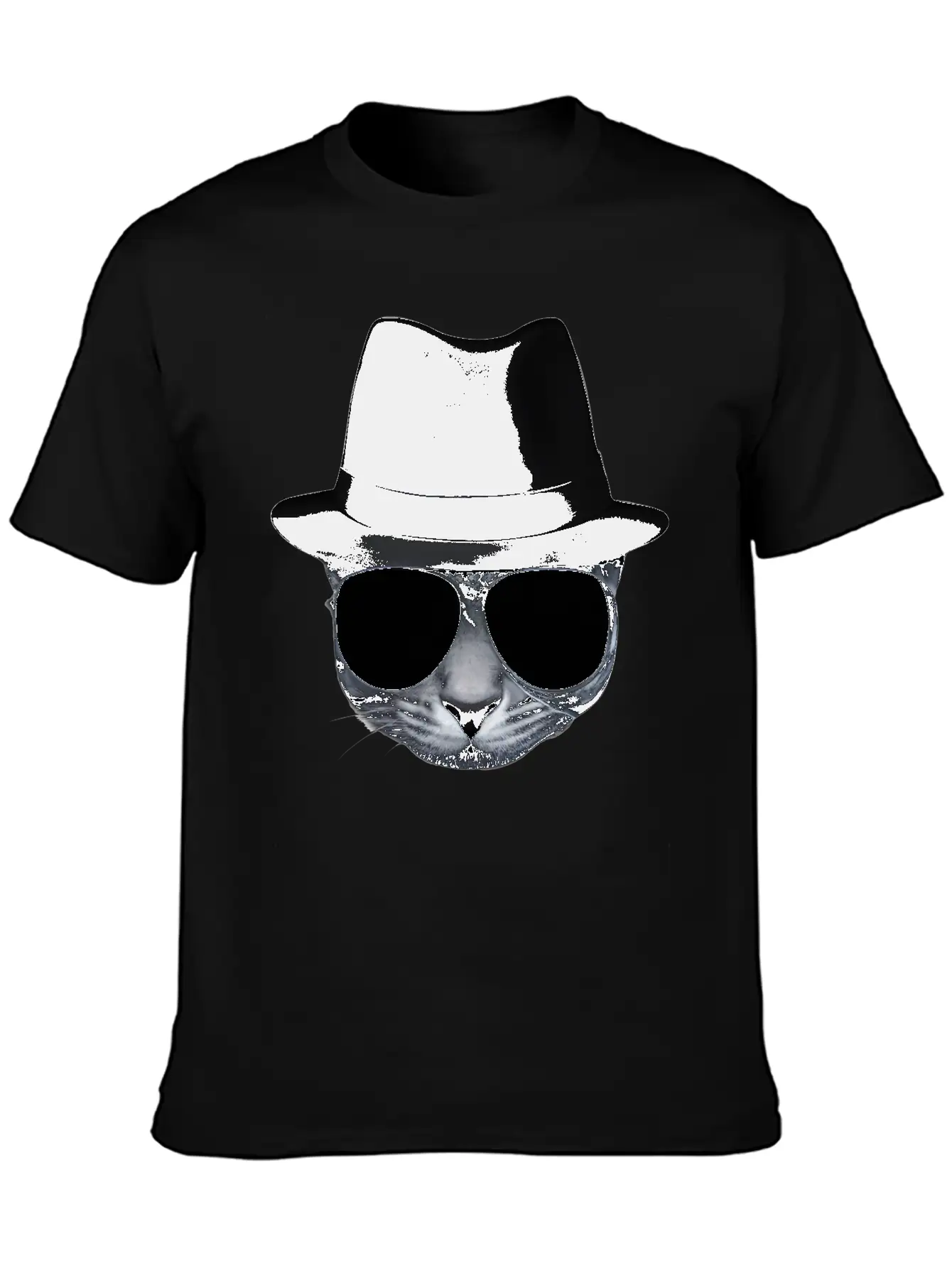 Blues Cat 1 Color Timeless Short Sleeve Tee – Comfy And Minimalist Design