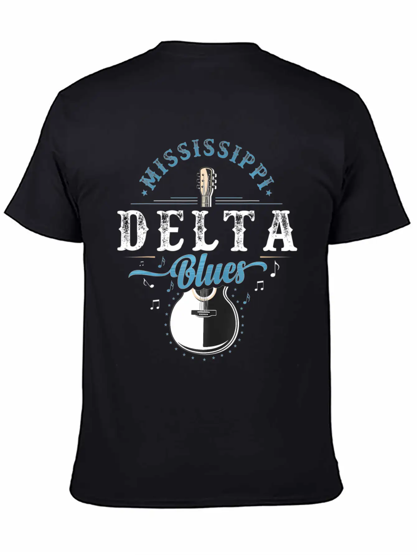 Blues Guitarist Or Rock Music Or Mississippi Stylish Everyday T-Shirt – Unisex Basic Cotton Tee