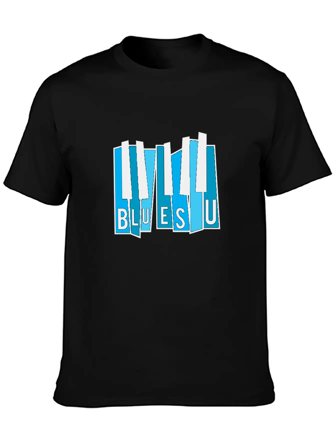 Blues U Unisex Short Sleeve Soft Cotton T-Shirt – Casual Everyday Wear