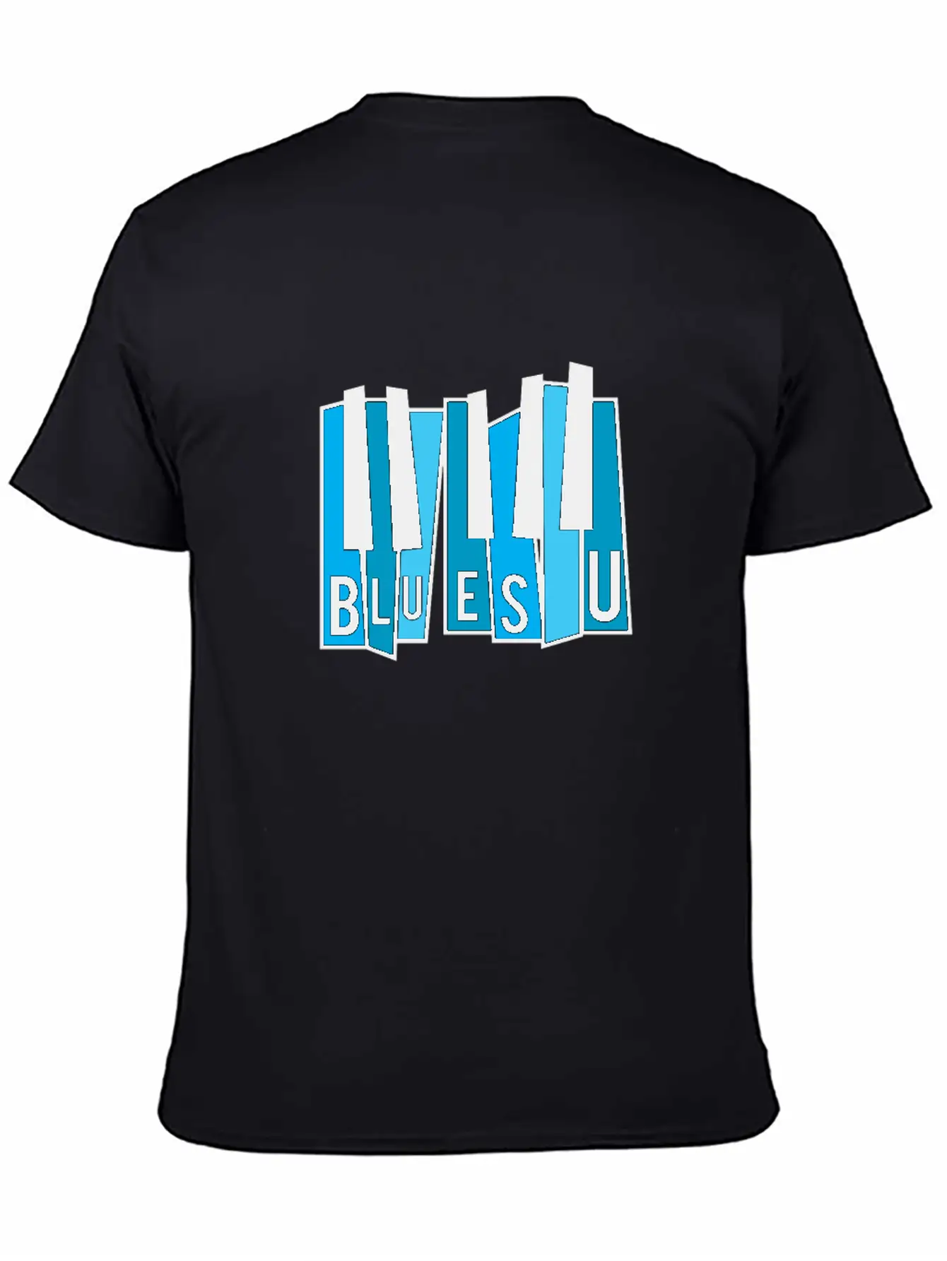 Blues U Unisex Short Sleeve Soft Cotton T-Shirt – Casual Everyday Wear
