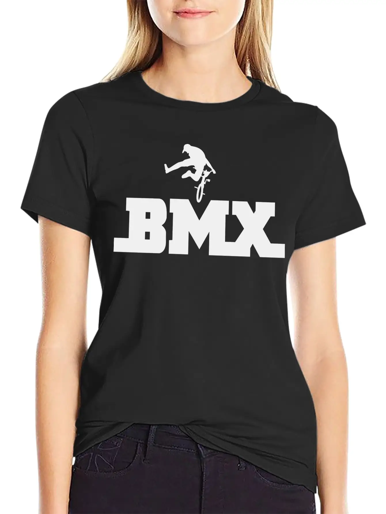 Bmx Unisex Short Sleeve Soft Cotton T-Shirt – Casual Everyday Wear