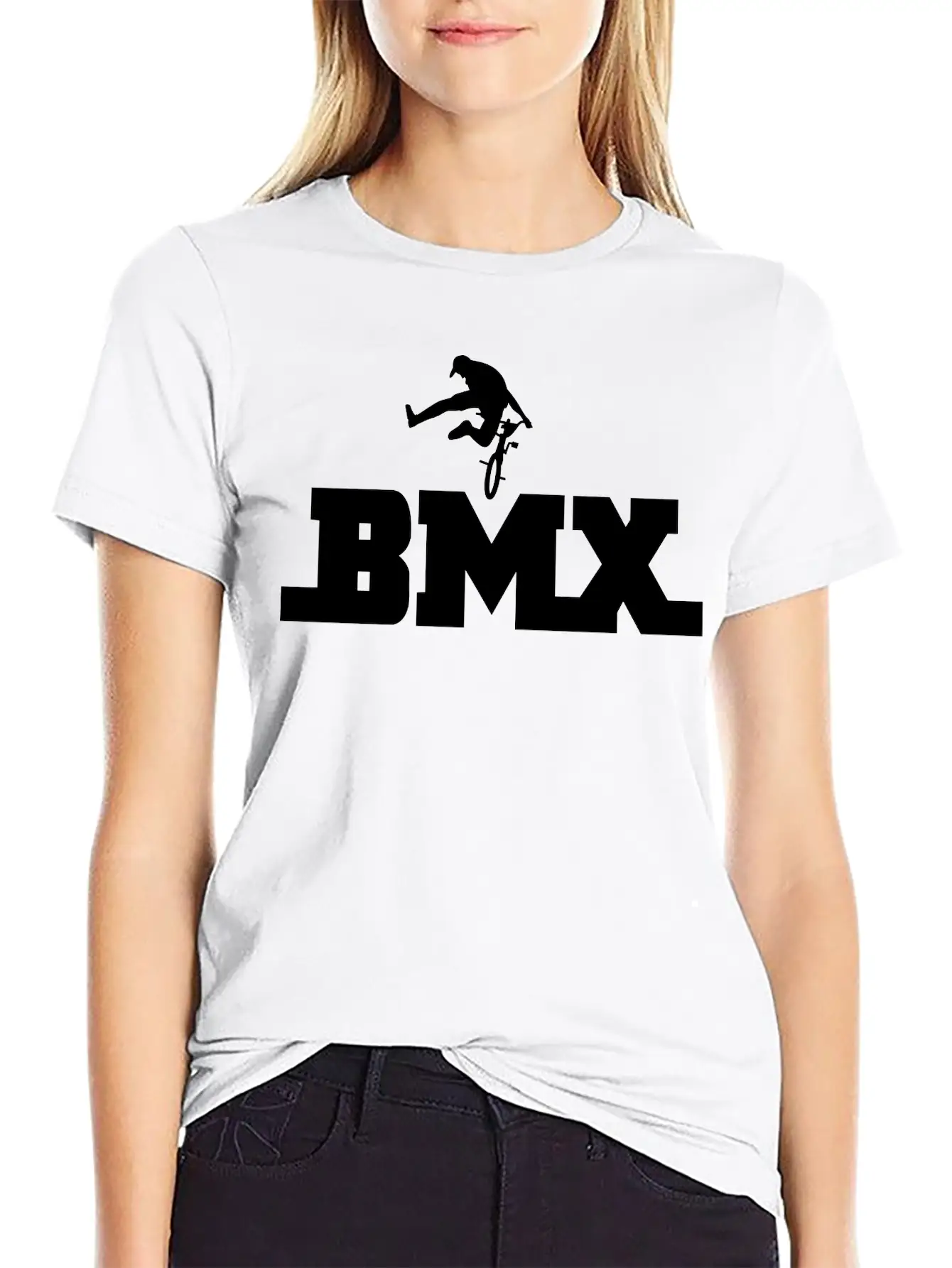 Bmx Unisex Short Sleeve Soft Cotton T-Shirt – Casual Everyday Wear