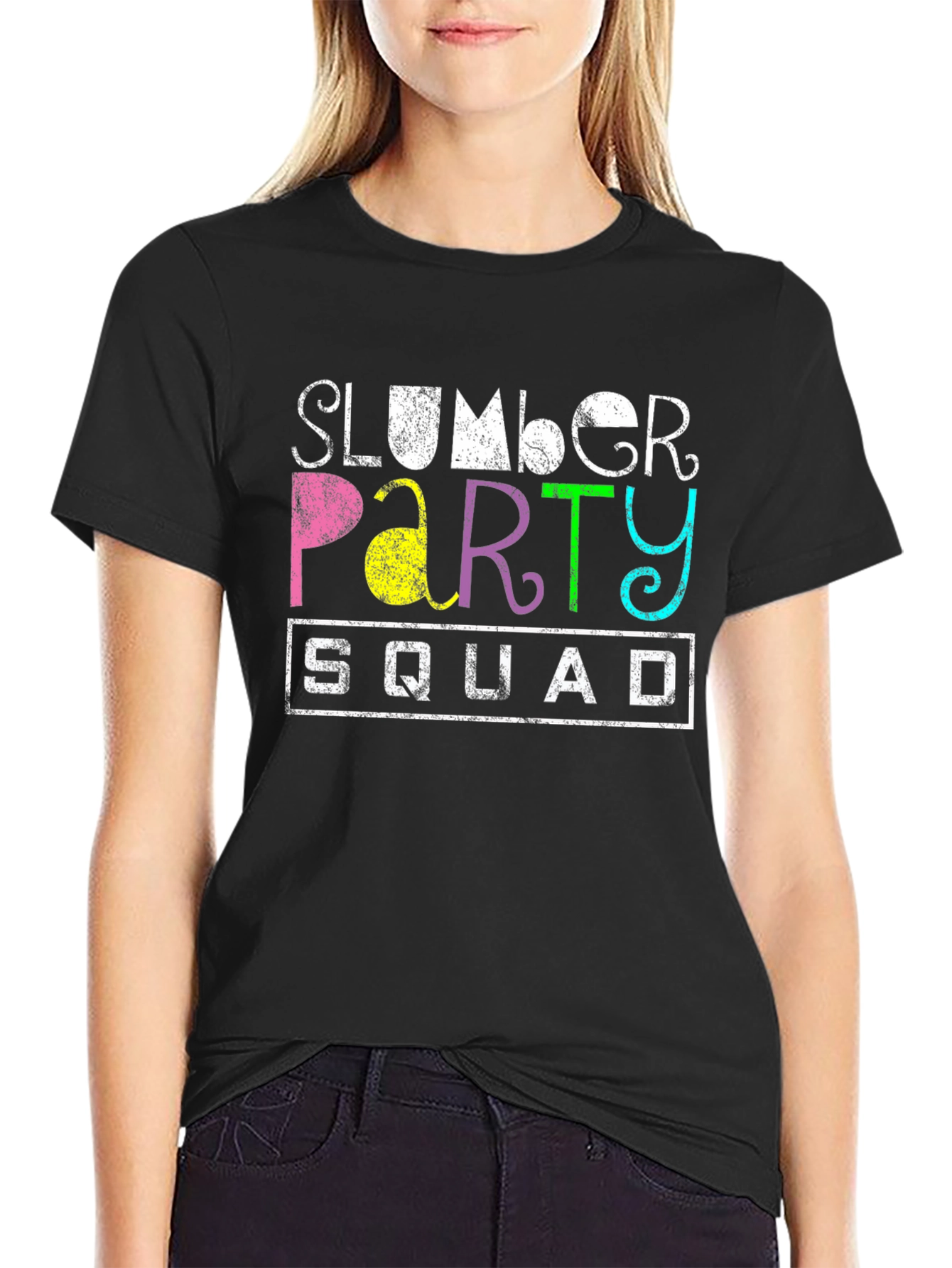 Slumber Party Squad Graphic T-Shirt