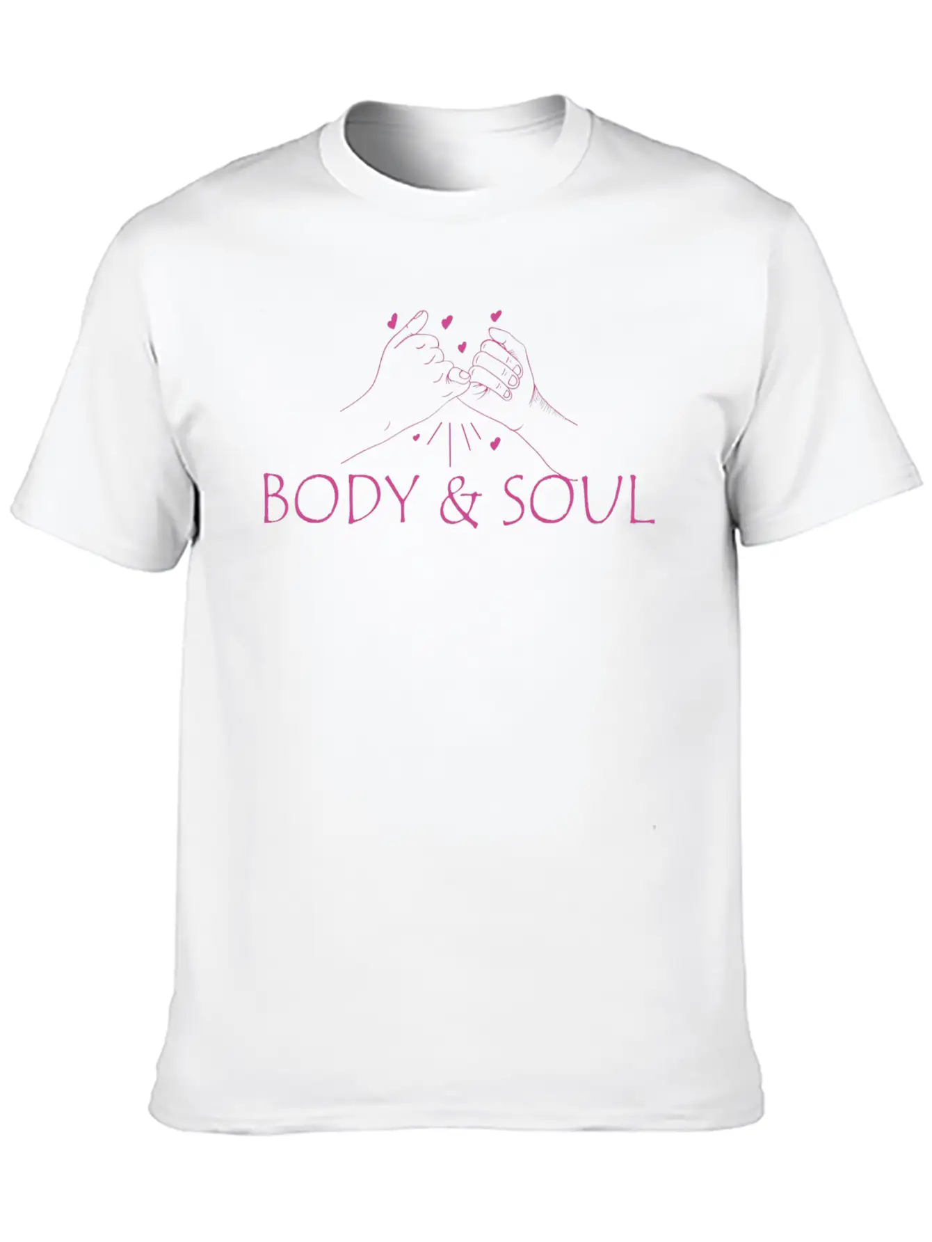 Body And Soul Stylish Everyday T-Shirt – Unisex Basic Cotton Tee