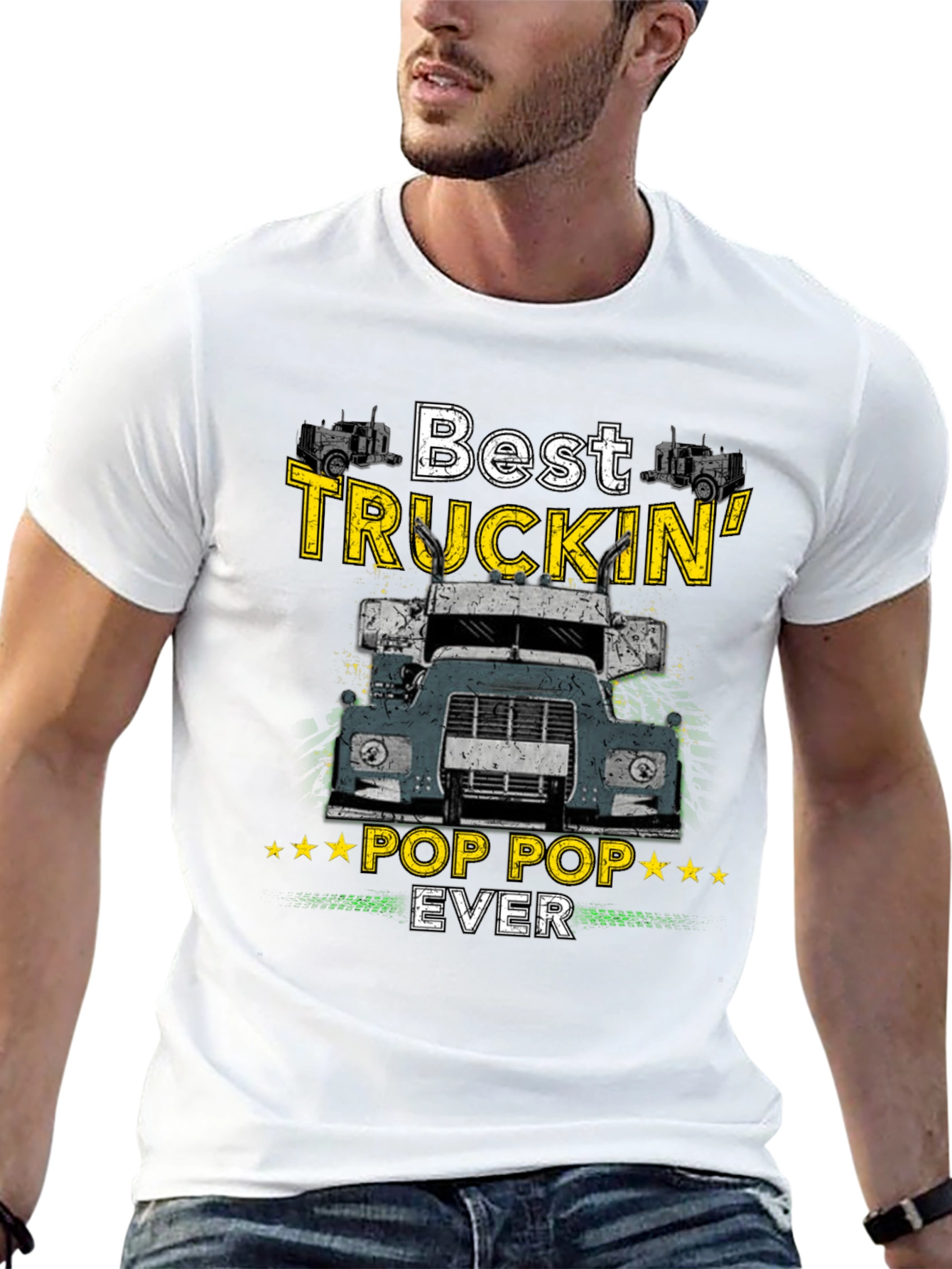 Best Truckin Pop Pop Ever T-Shirt