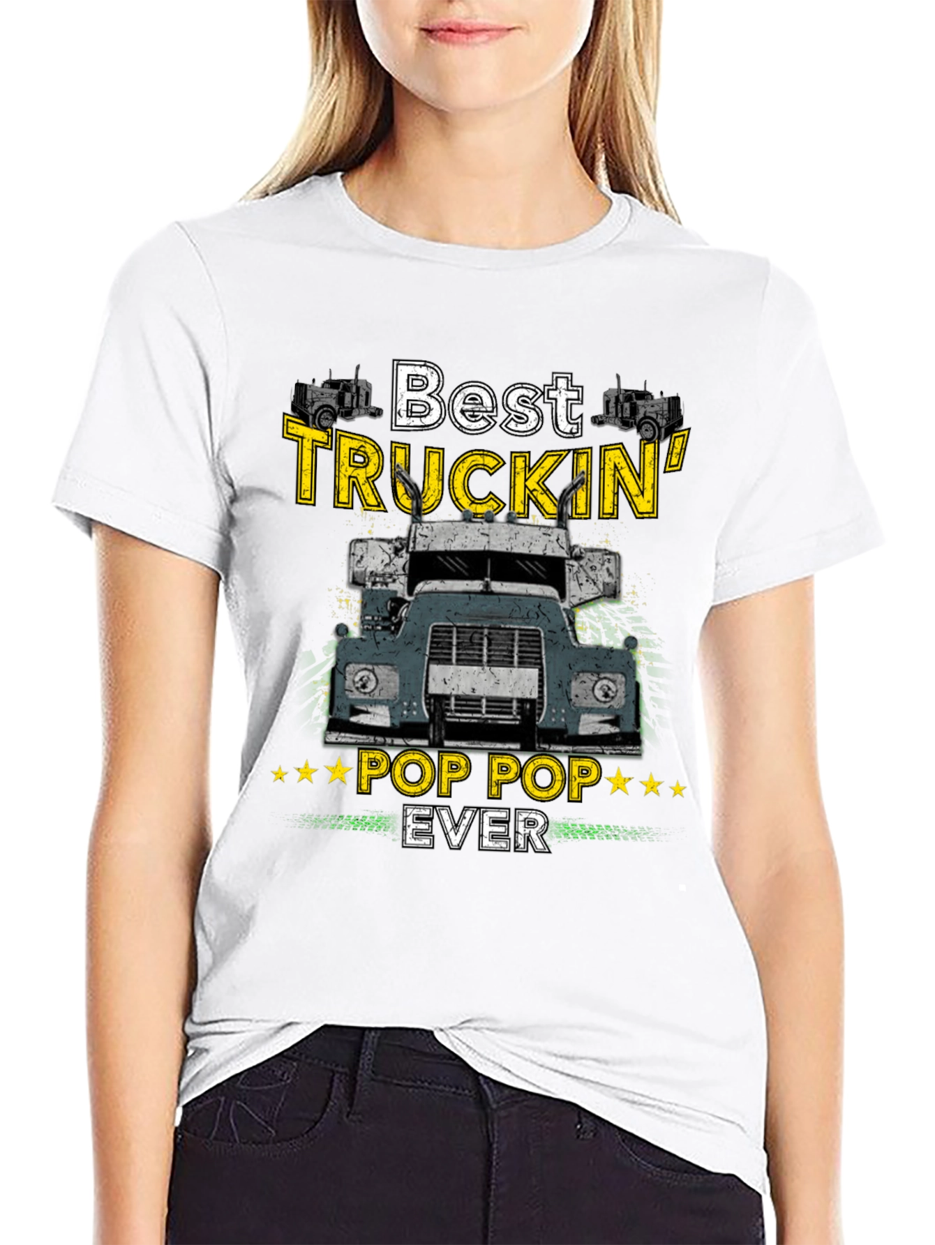 Best Truckin Pop Pop Ever T-Shirt