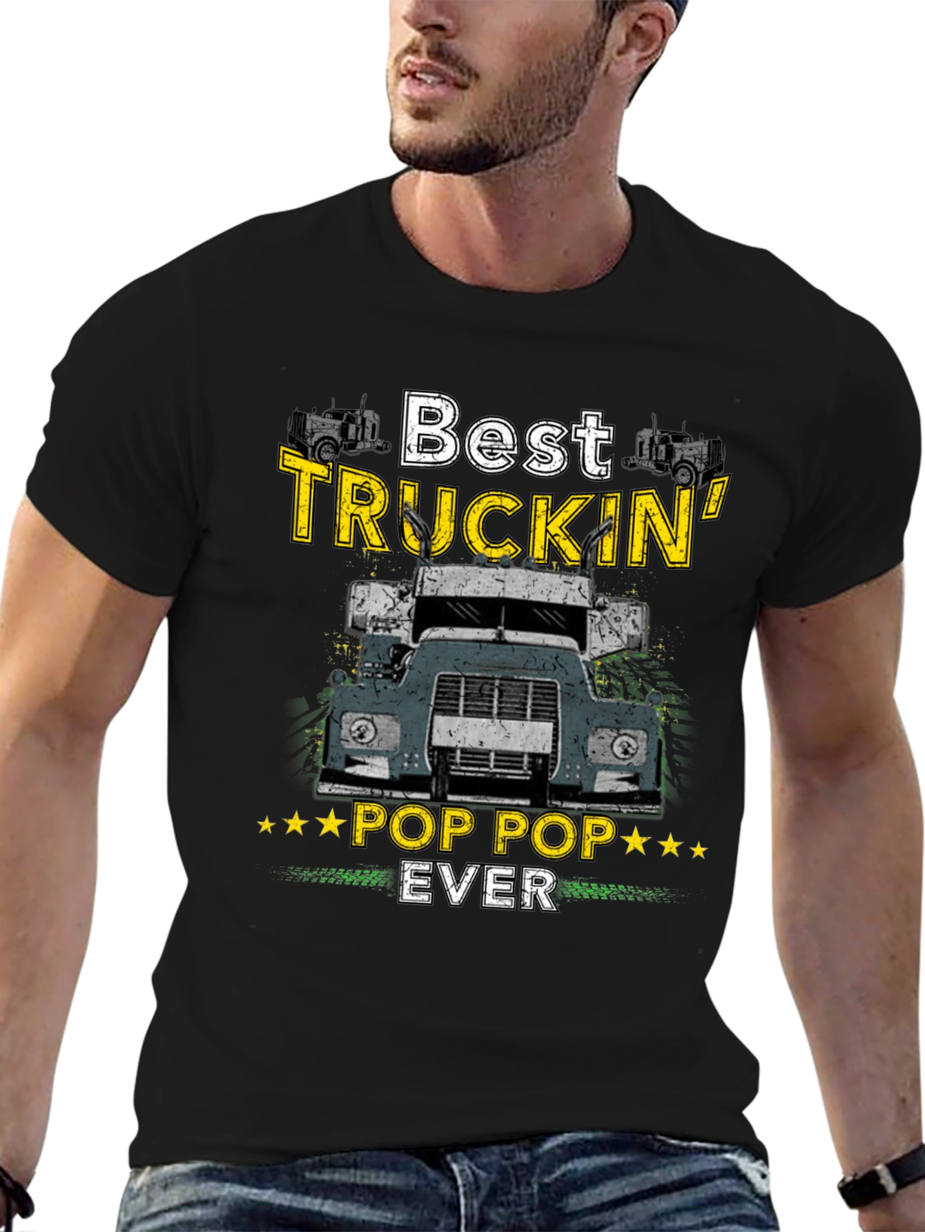 Best Truckin Pop Pop Ever T-Shirt