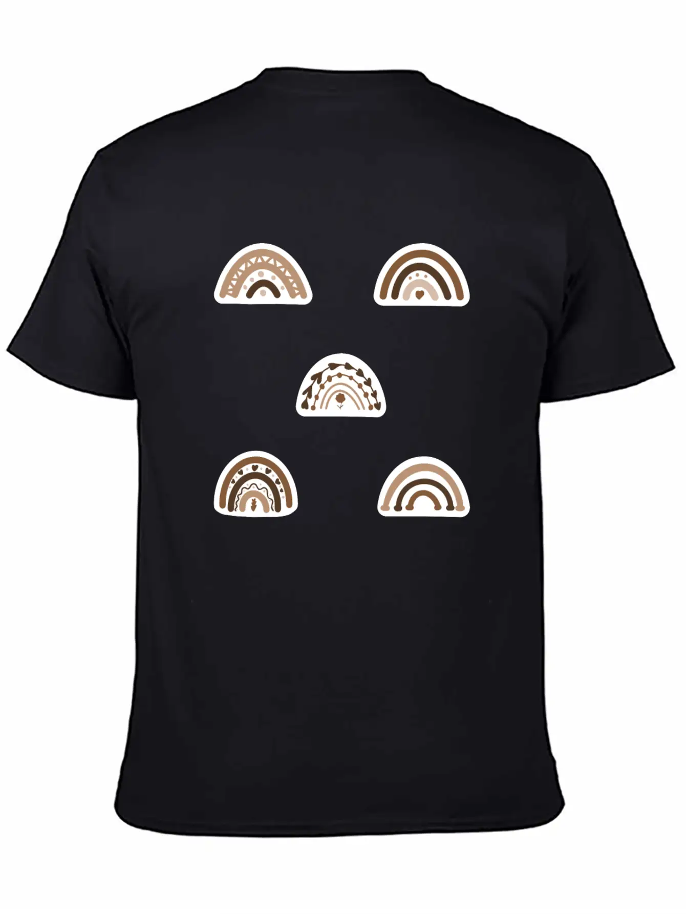Boho Rainbow Ds205 Stylish Everyday T-Shirt – Unisex Basic Cotton Tee