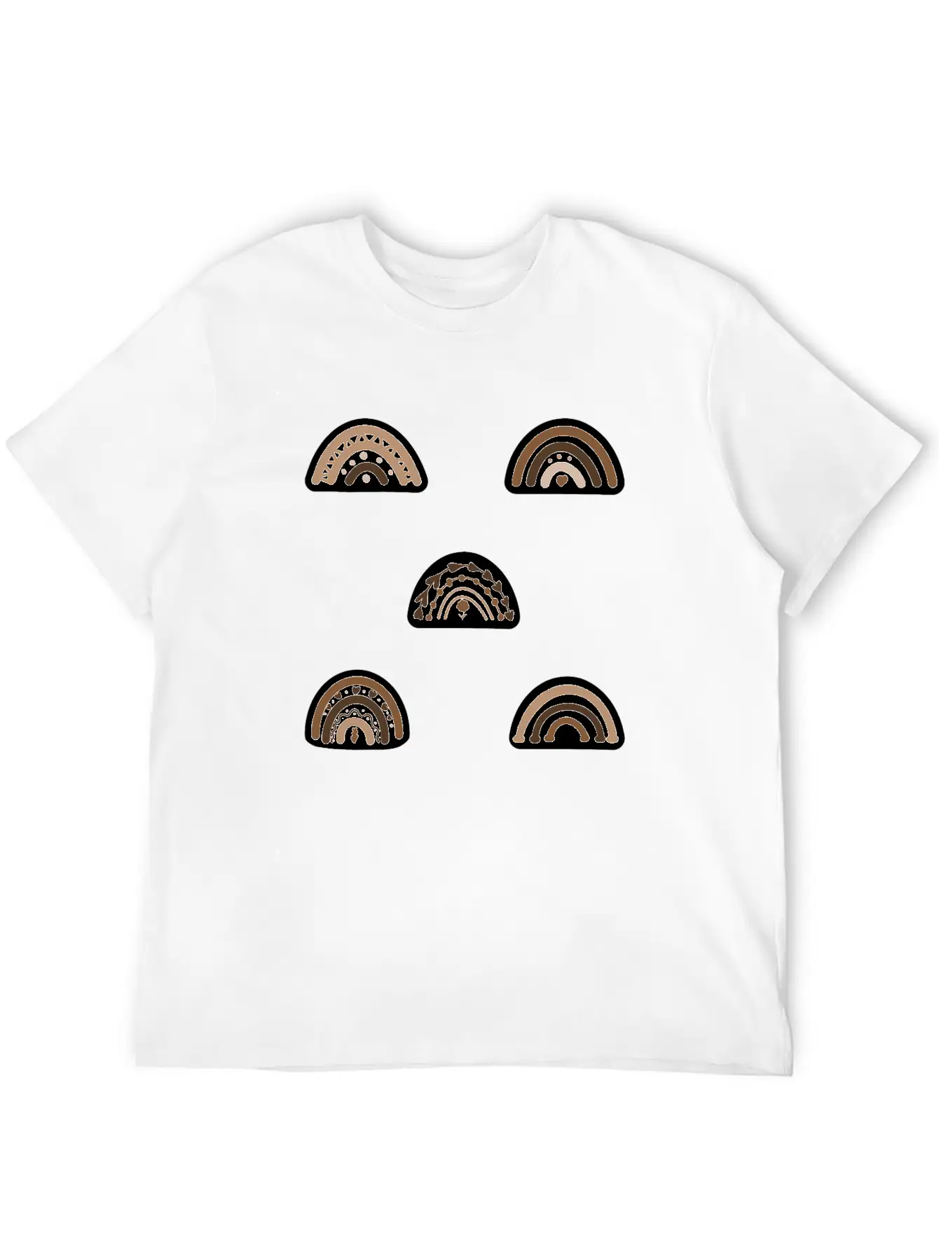 Boho Rainbow Ds205 Stylish Everyday T-Shirt – Unisex Basic Cotton Tee