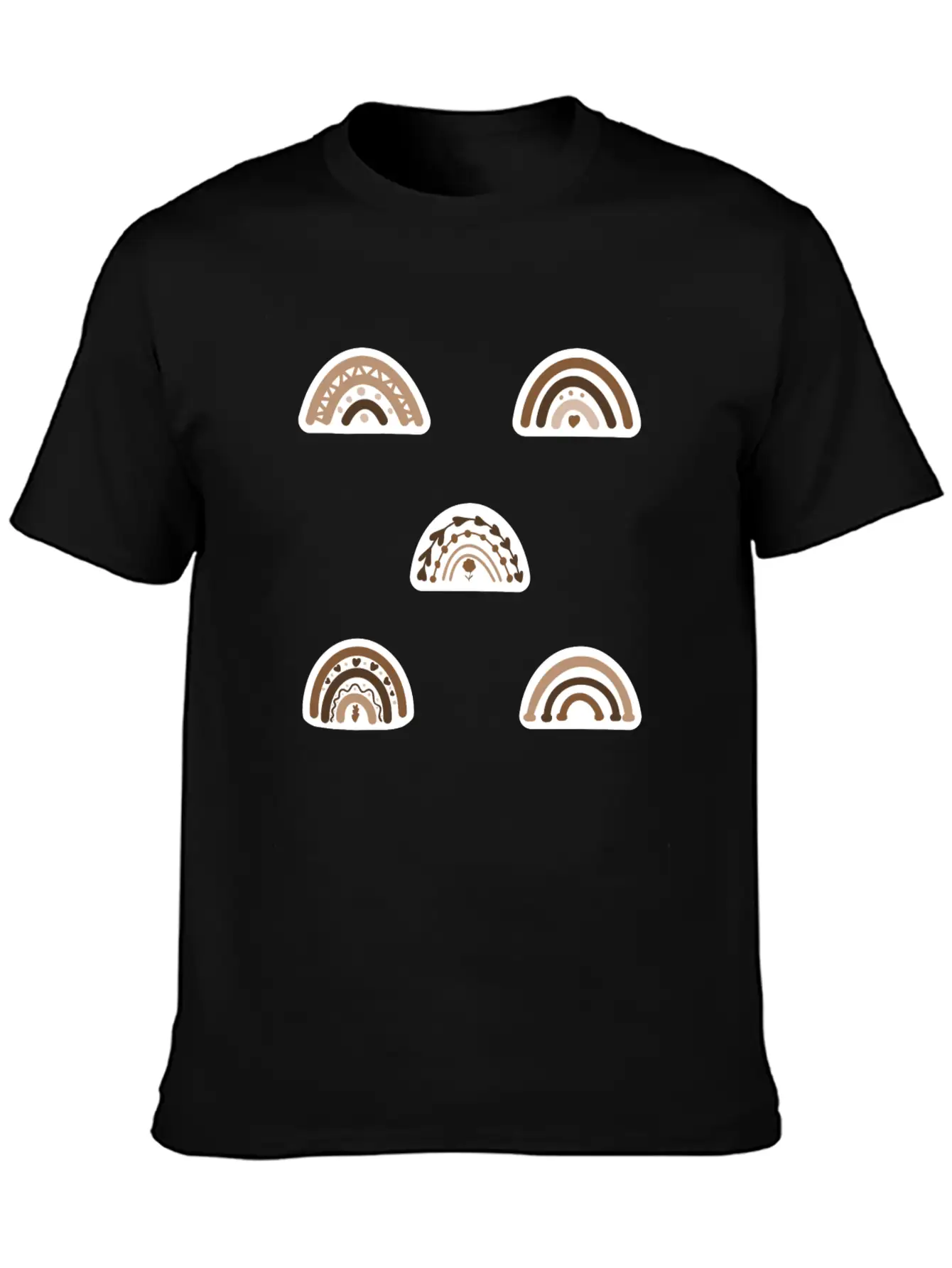 Boho Rainbow Ds205 Stylish Everyday T-Shirt – Unisex Basic Cotton Tee