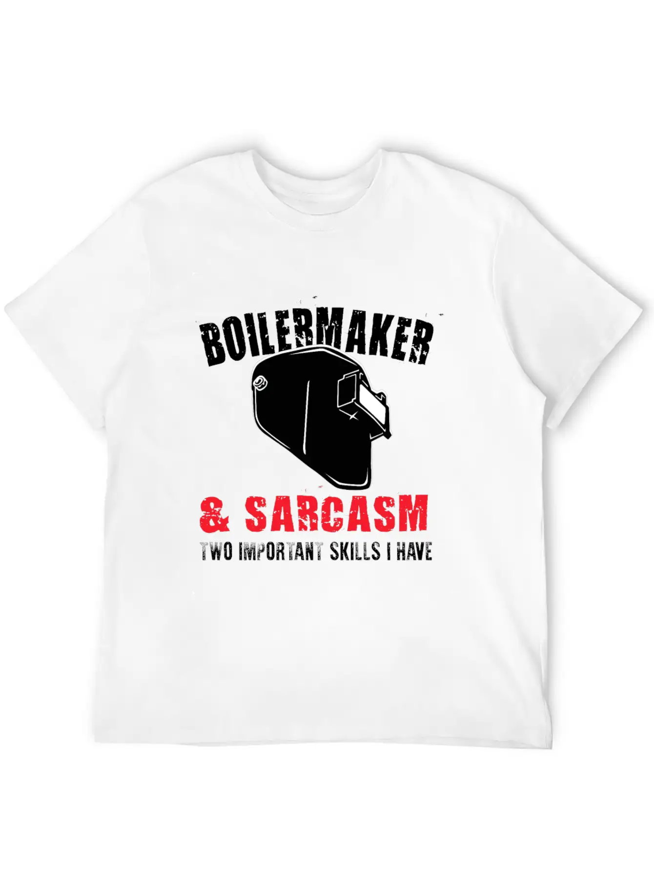 Boilermaker And Sarcasm Two Important Skills I Hav Essential Unisex Summer Tee – Soft Cotton Casual Fit