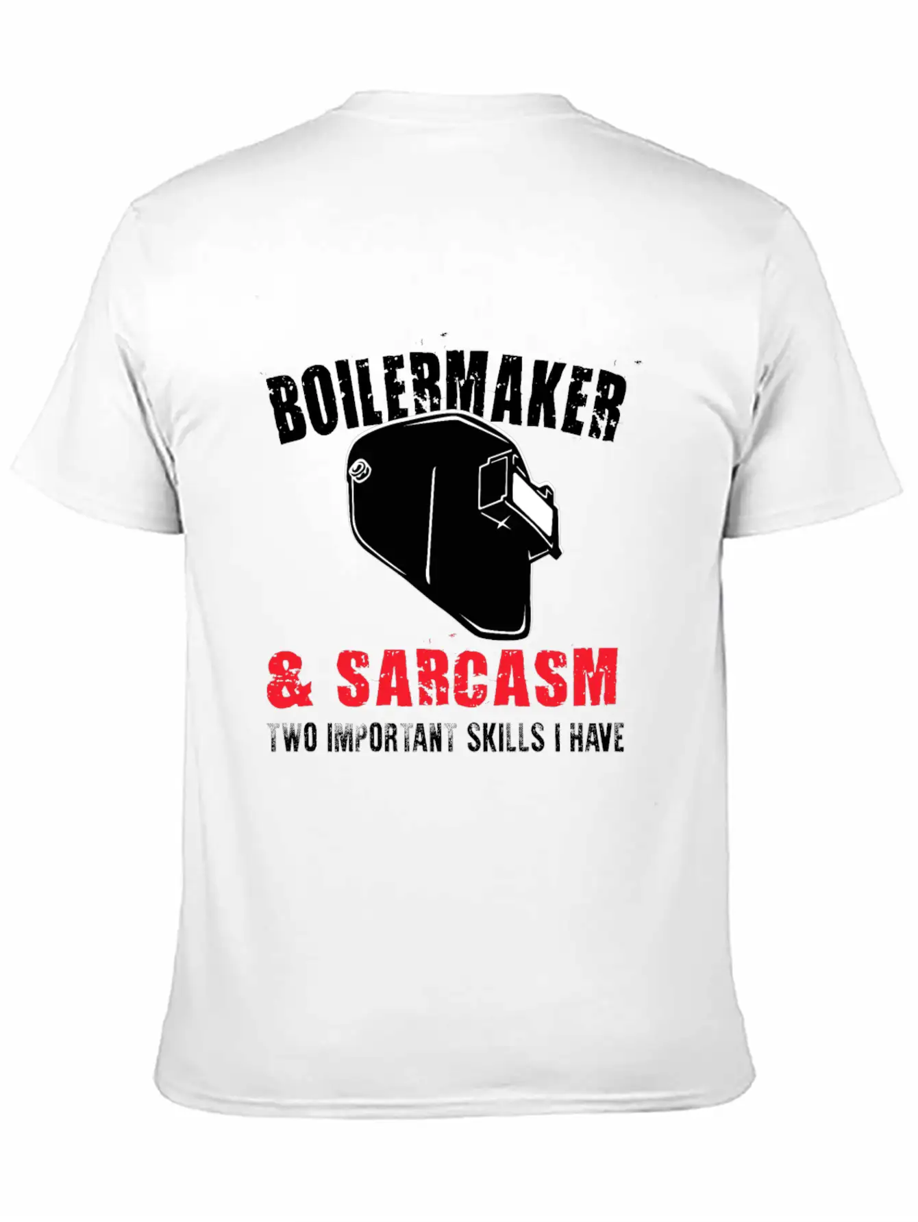 Boilermaker And Sarcasm Two Important Skills I Hav Essential Unisex Summer Tee – Soft Cotton Casual Fit