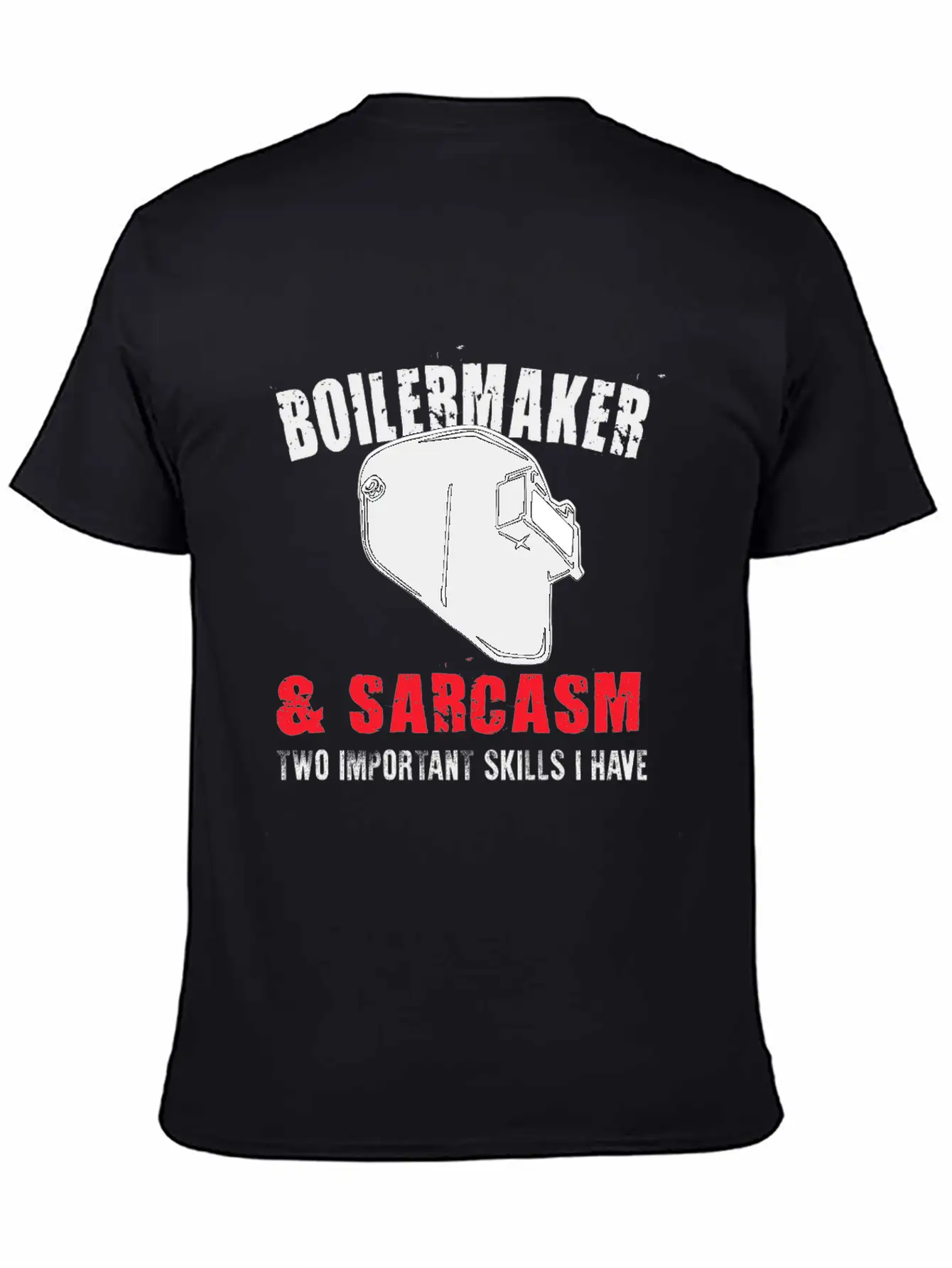 Boilermaker And Sarcasm Two Important Skills I Hav Essential Unisex Summer Tee – Soft Cotton Casual Fit