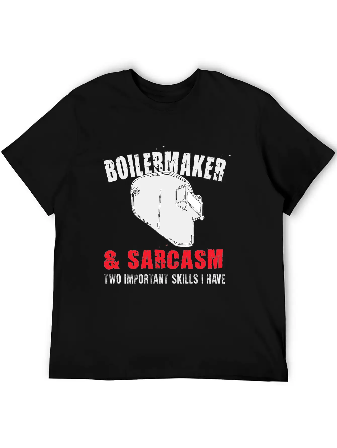Boilermaker And Sarcasm Two Important Skills I Hav Essential Unisex Summer Tee – Soft Cotton Casual Fit