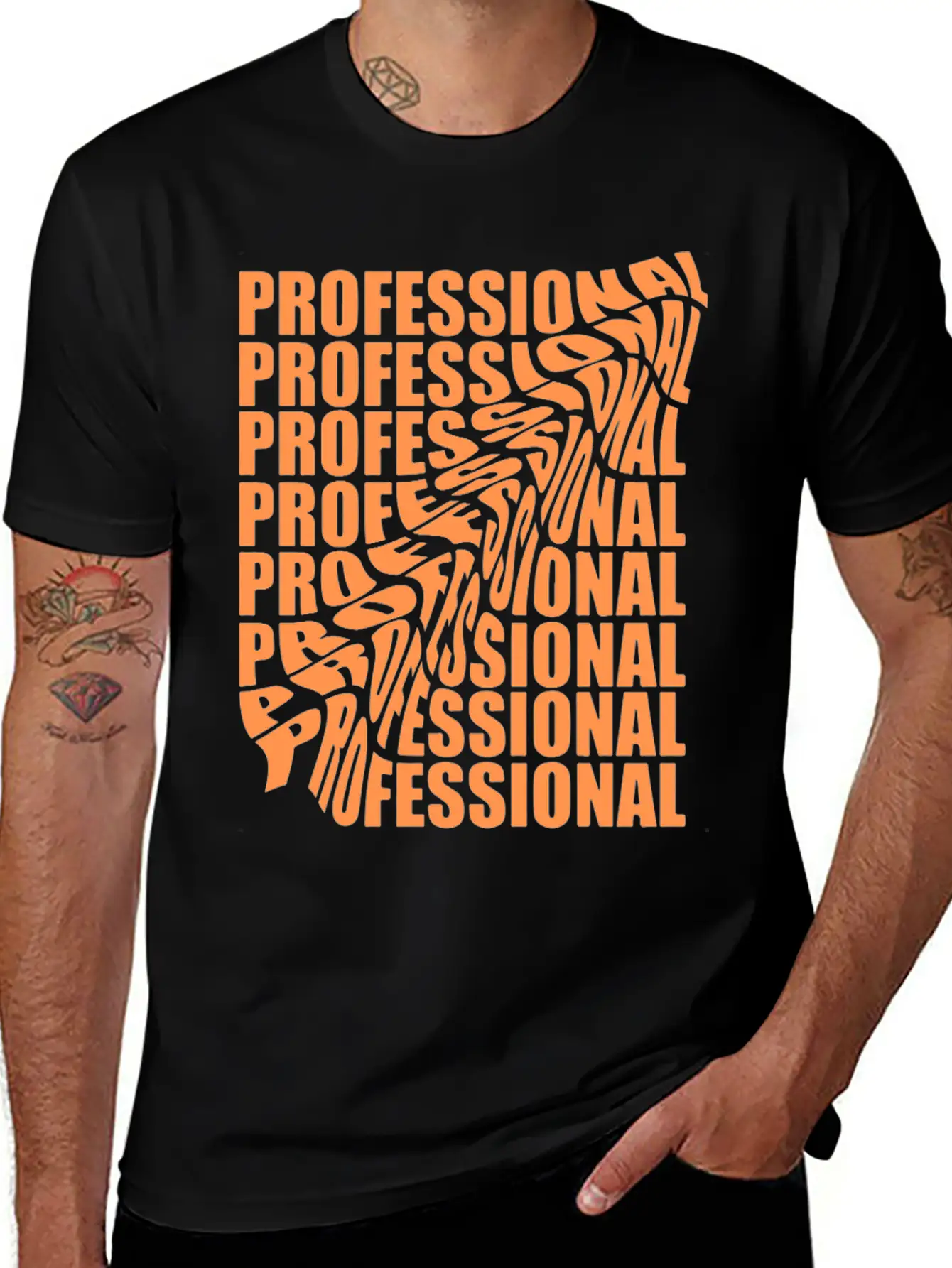 Bold Professional Typography Design For Apparel Basic Graphic T-Shirt – Daily Comfort In Soft Cotton