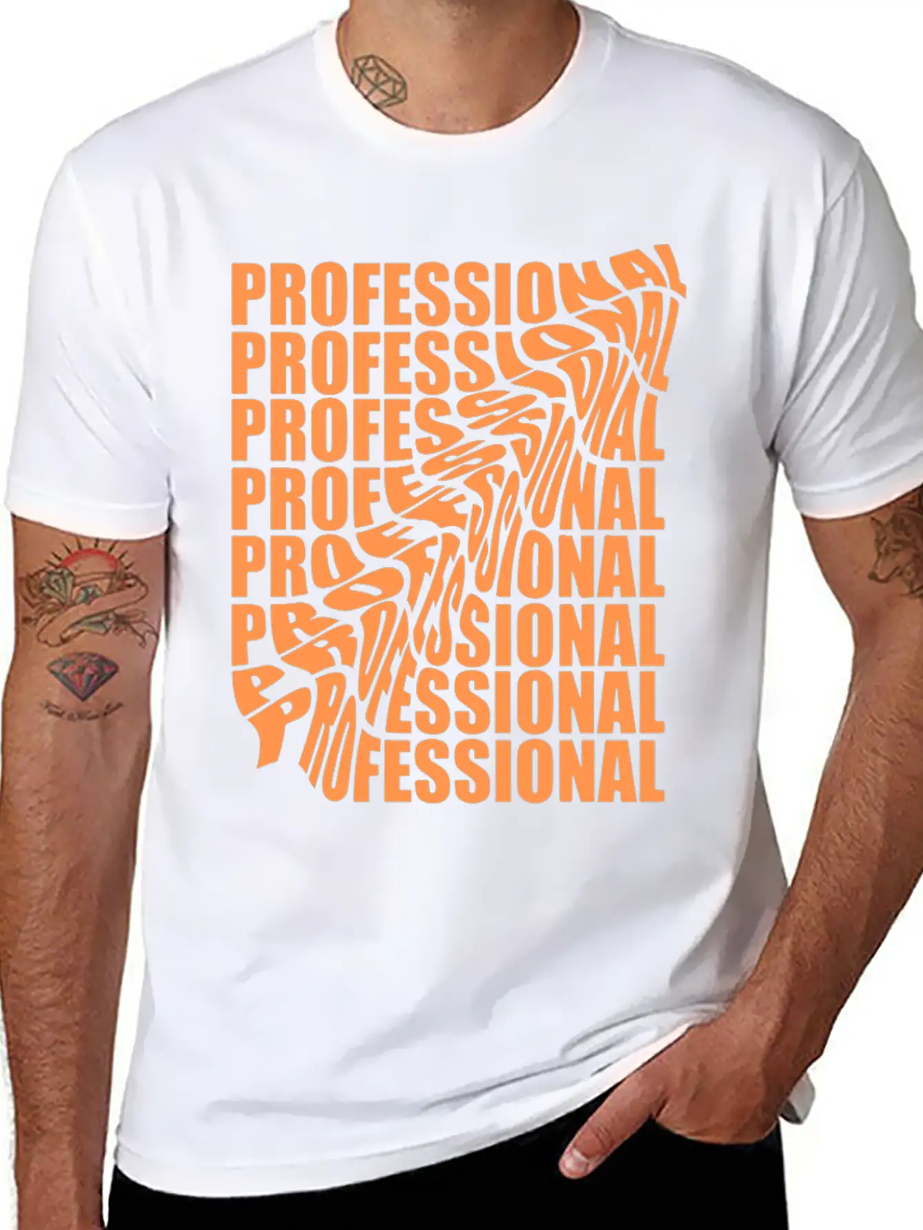 Bold Professional Typography Design For Apparel Basic Graphic T-Shirt – Daily Comfort In Soft Cotton