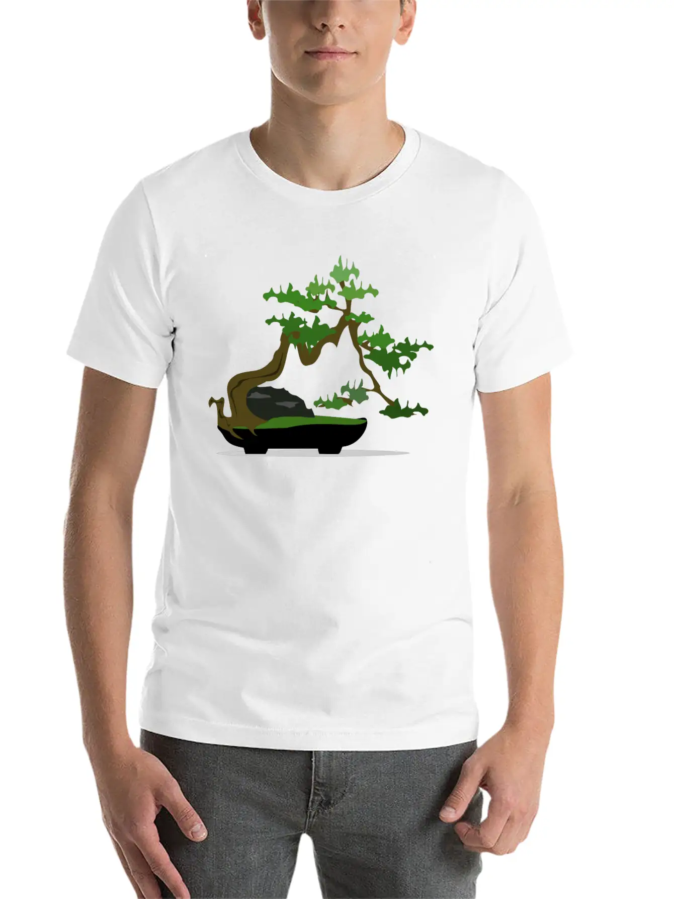 Bonsai05 Remix 246921 Basic Graphic T-Shirt – Daily Comfort In Soft Cotton