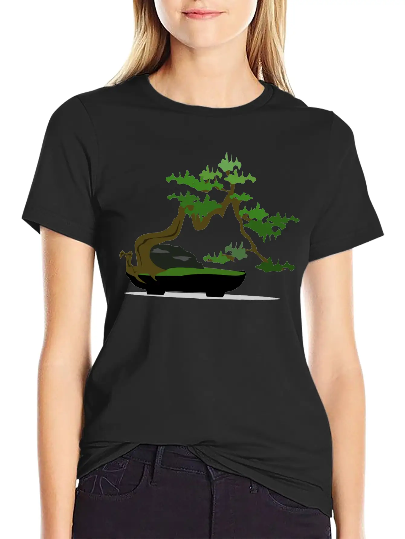 Bonsai05 Remix 246921 Basic Graphic T-Shirt – Daily Comfort In Soft Cotton