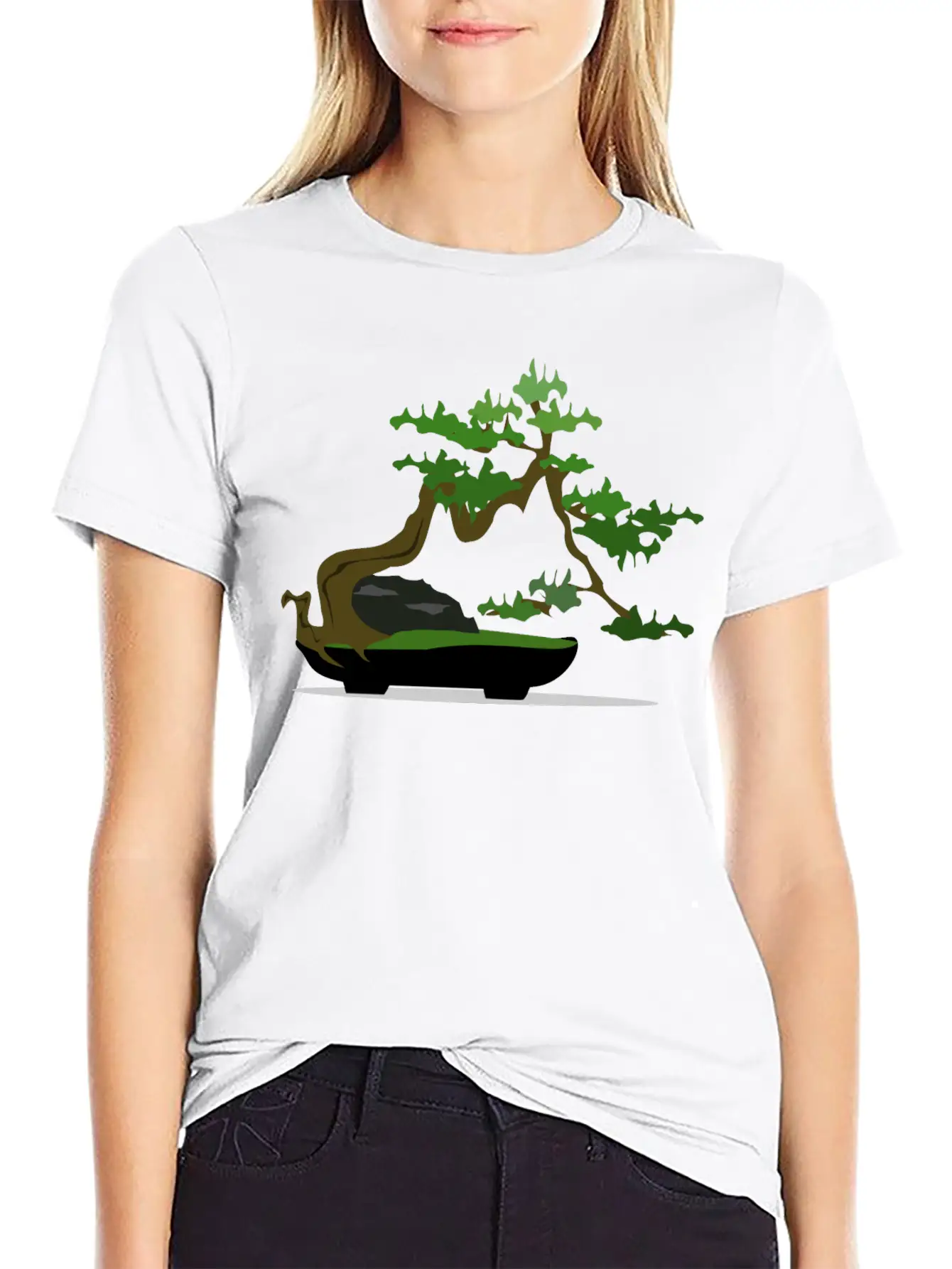 Bonsai05 Remix 246921 Basic Graphic T-Shirt – Daily Comfort In Soft Cotton