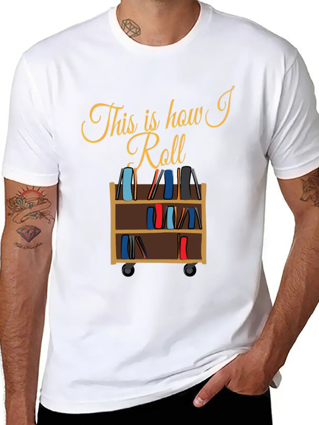 Book Lover Gift For Librarians Readers And Stylish Everyday T-Shirt – Unisex Basic Cotton Tee
