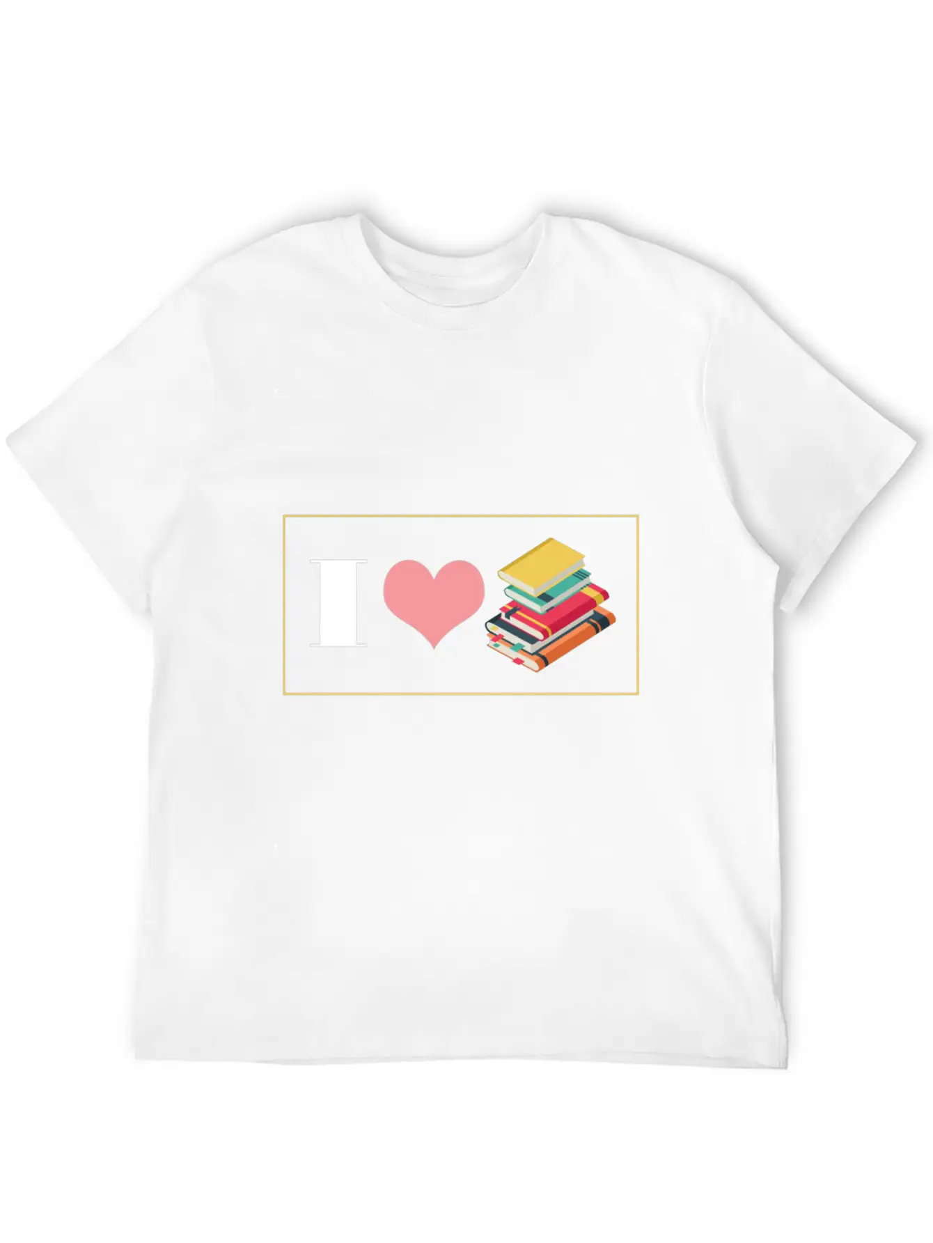 Bookworm I Love Books Reading English Grammar Lite Stylish Everyday T-Shirt – Unisex Basic Cotton Tee