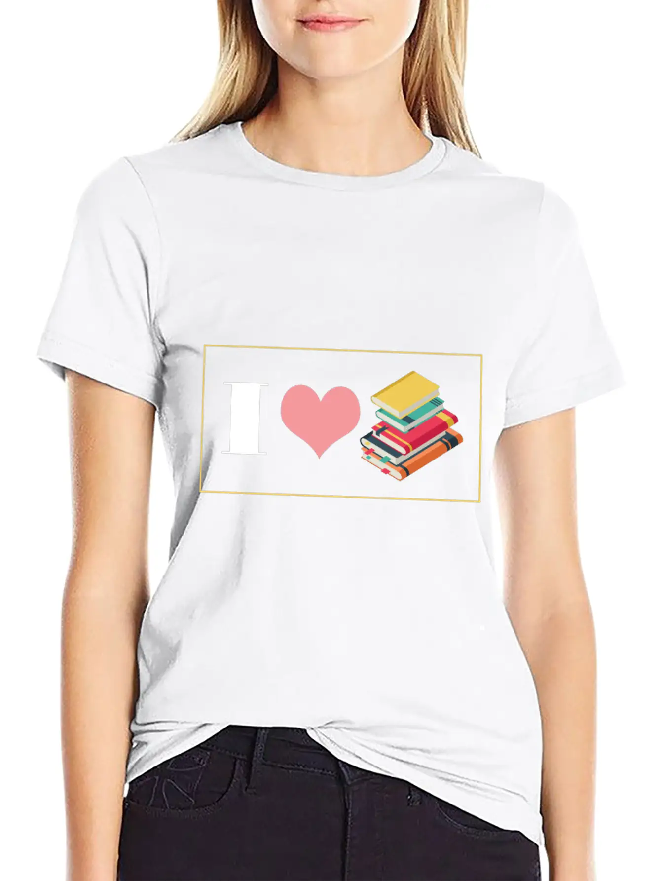 Bookworm I Love Books Reading English Grammar Lite Stylish Everyday T-Shirt – Unisex Basic Cotton Tee