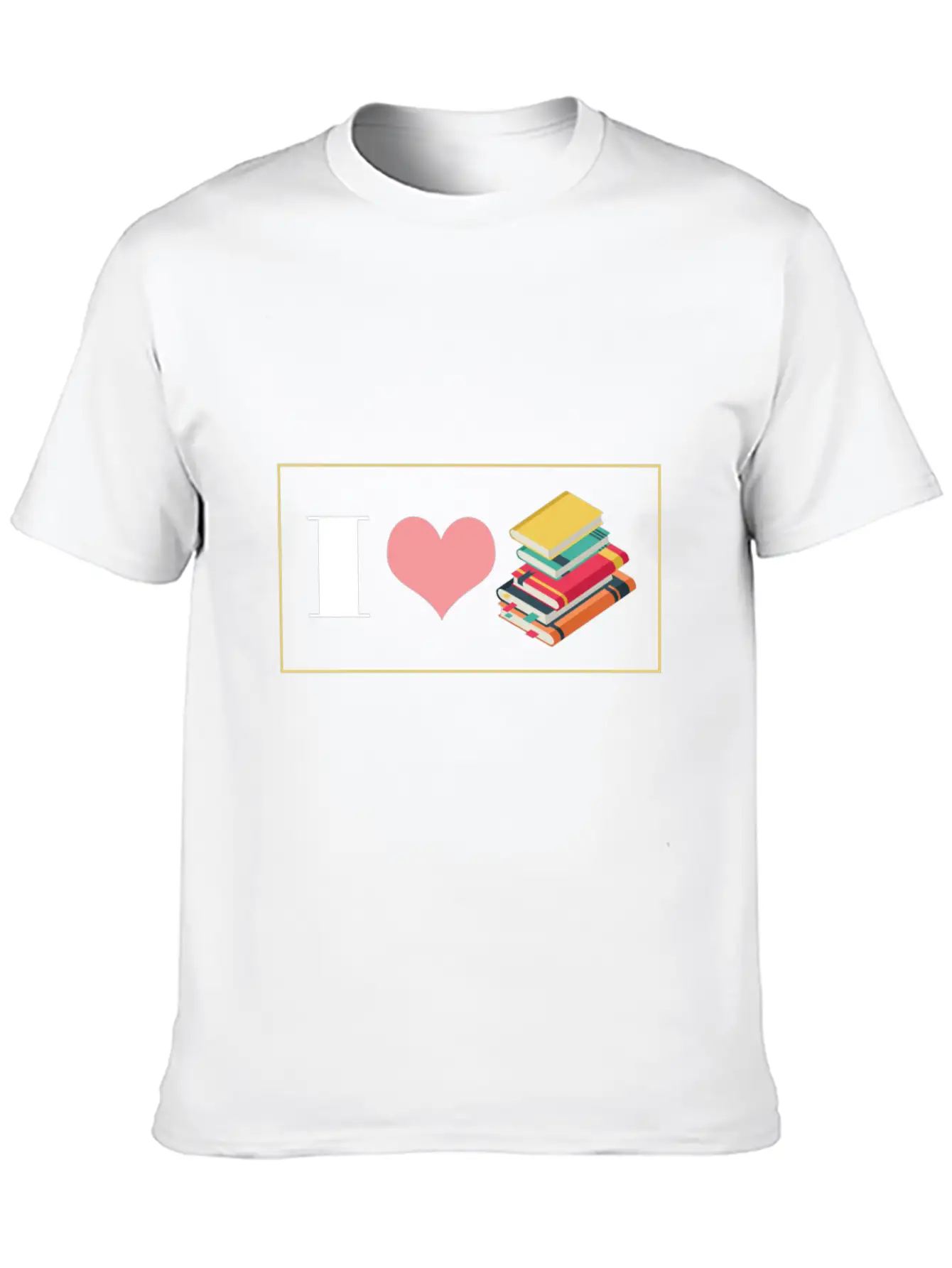 Bookworm I Love Books Reading English Grammar Lite Stylish Everyday T-Shirt – Unisex Basic Cotton Tee