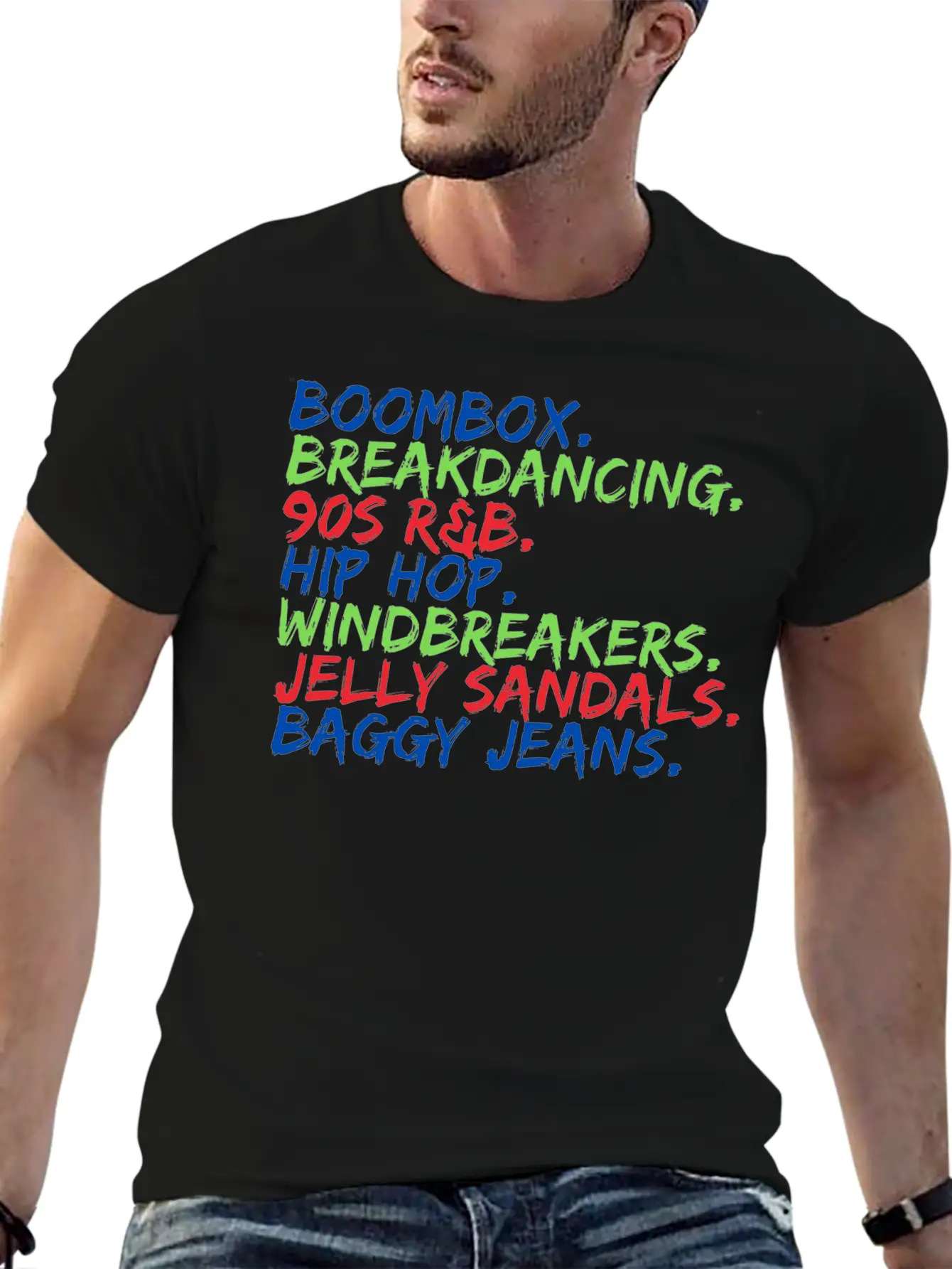Boombox. Breakdancing. 90s R&B... Timeless Short Sleeve Tee – Comfy And Minimalist Design