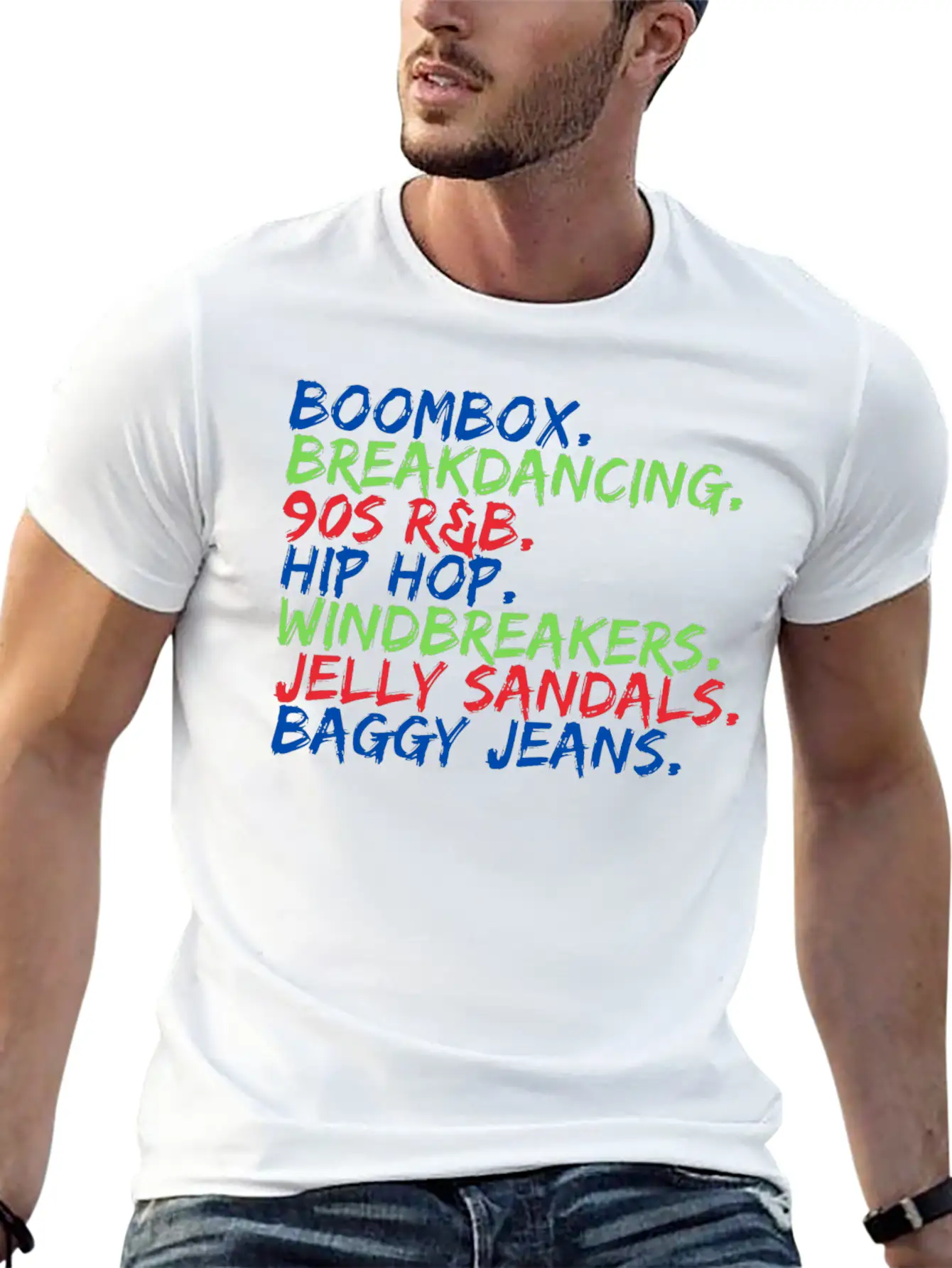 Boombox. Breakdancing. 90s R&B... Timeless Short Sleeve Tee – Comfy And Minimalist Design