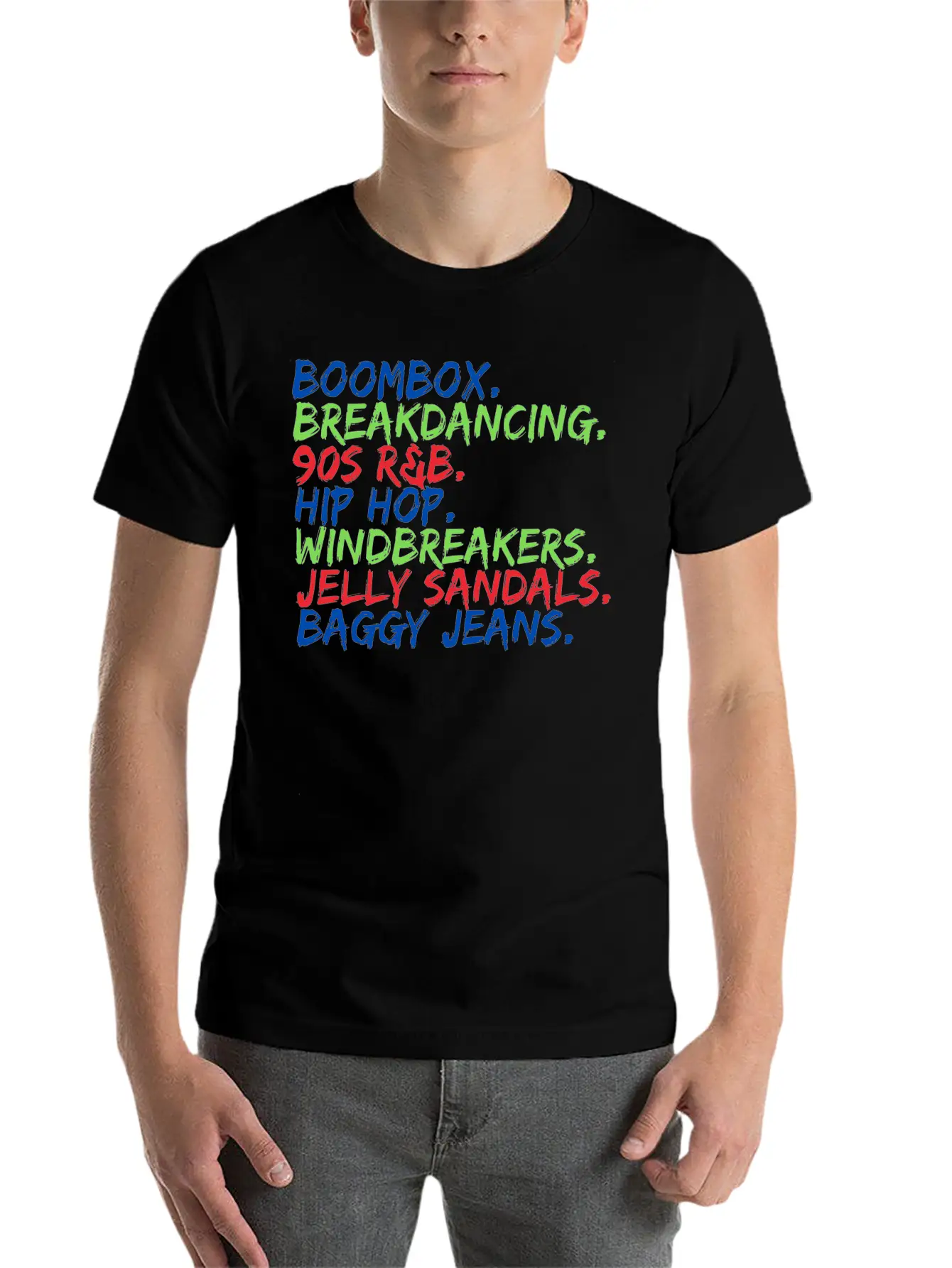 Boombox. Breakdancing. 90s R&B... Timeless Short Sleeve Tee – Comfy And Minimalist Design
