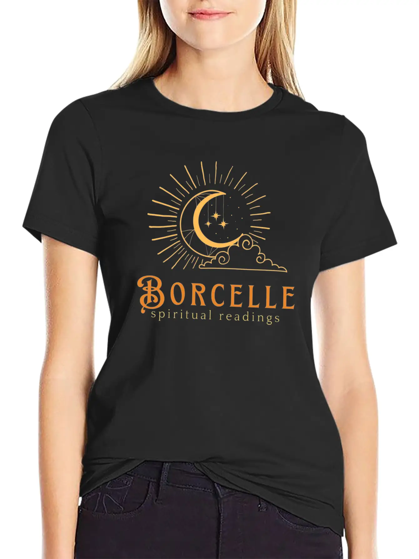 Borcelle Spiritual Readings Basic Graphic T-Shirt – Daily Comfort In Soft Cotton
