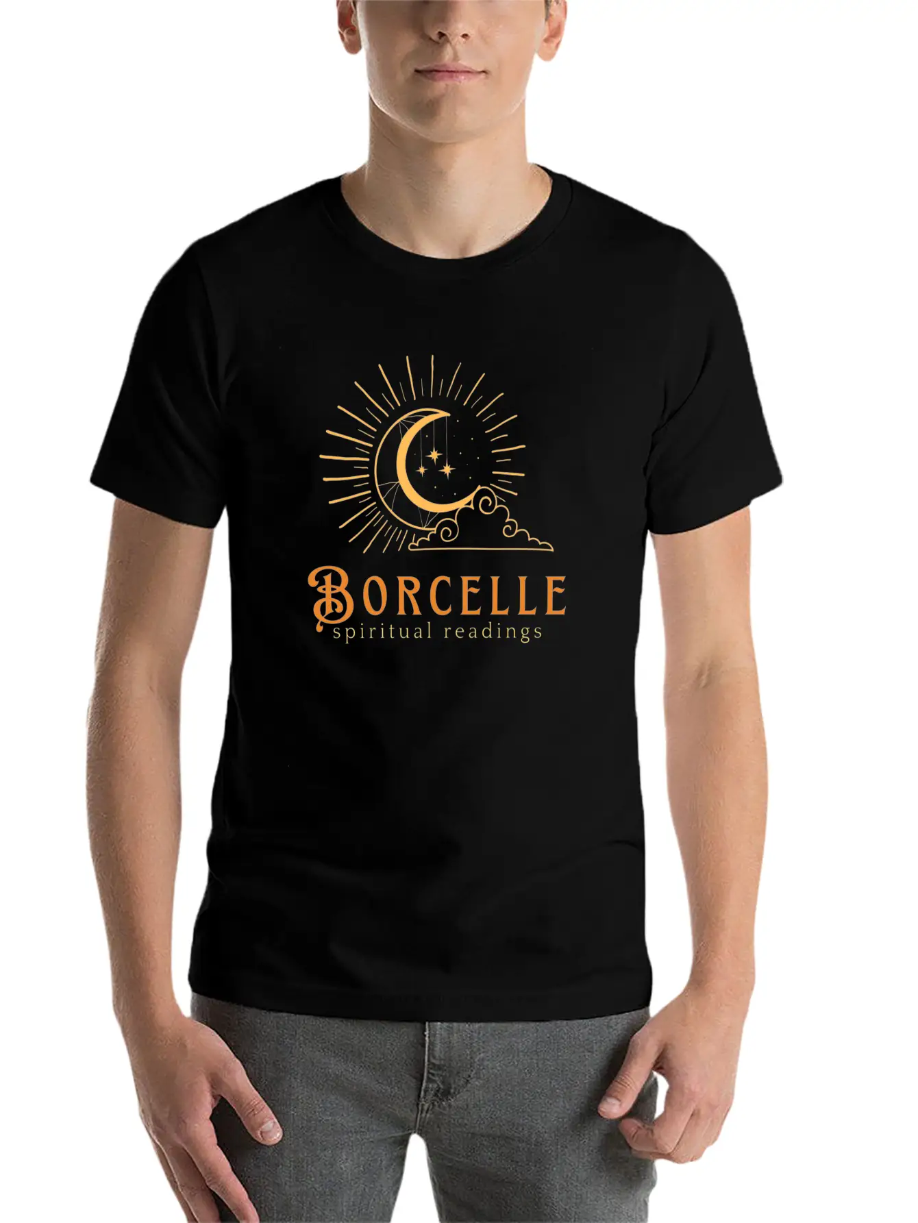 Borcelle Spiritual Readings Basic Graphic T-Shirt – Daily Comfort In Soft Cotton