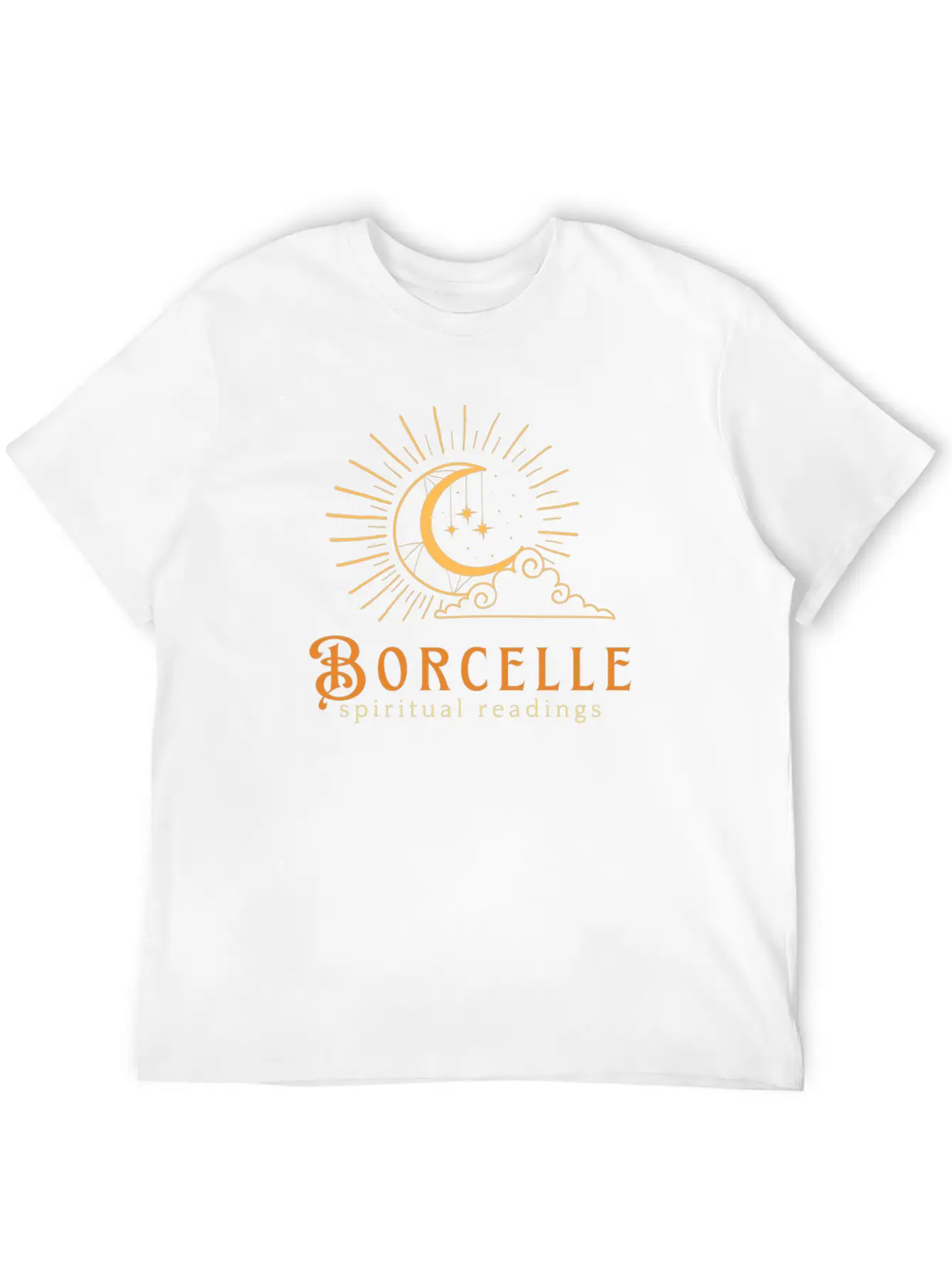 Borcelle Spiritual Readings Essential Unisex Summer Tee – Soft Cotton Casual Fit