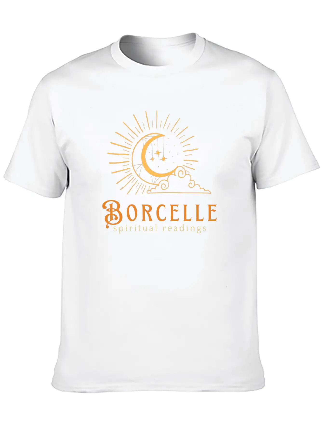 Borcelle Spiritual Readings Essential Unisex Summer Tee – Soft Cotton Casual Fit