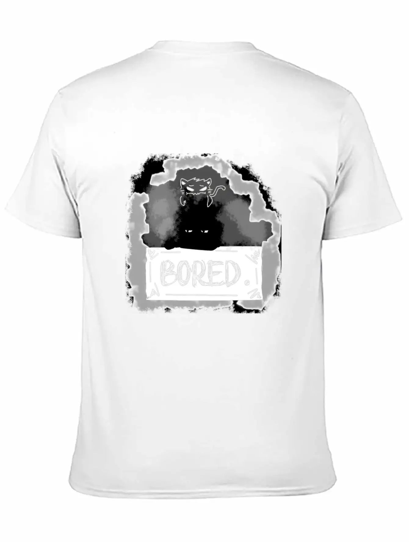 Bored Shadow Stylish Everyday T-Shirt – Unisex Basic Cotton Tee