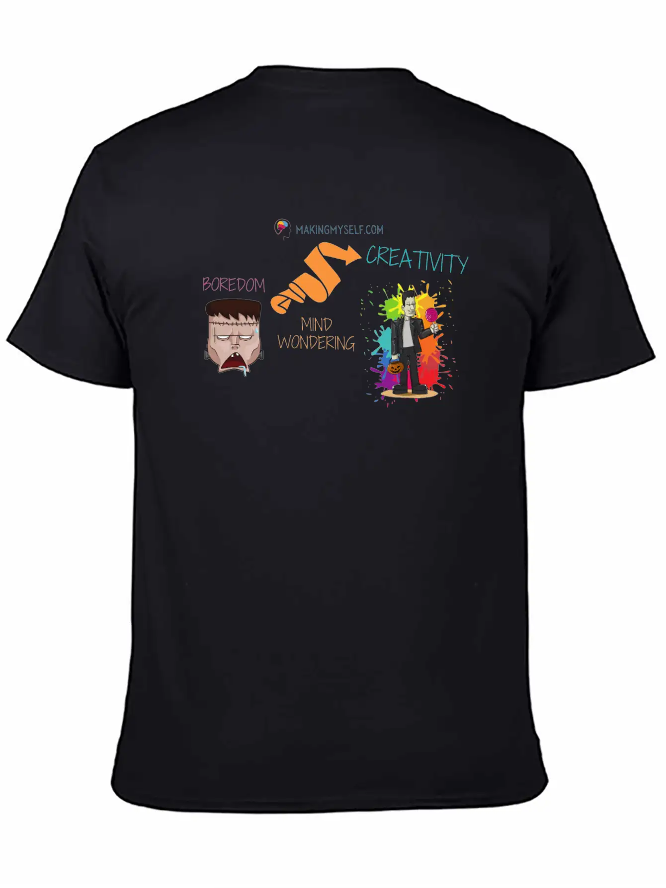 Boredom Sparking Creativity Unisex Short Sleeve Soft Cotton T-Shirt – Casual Everyday Wear