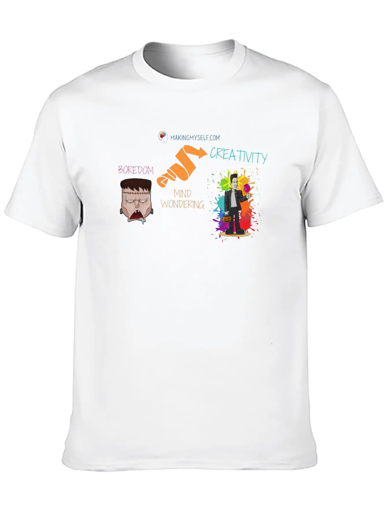 Boredom Sparking Creativity Unisex Short Sleeve Soft Cotton T-Shirt – Casual Everyday Wear