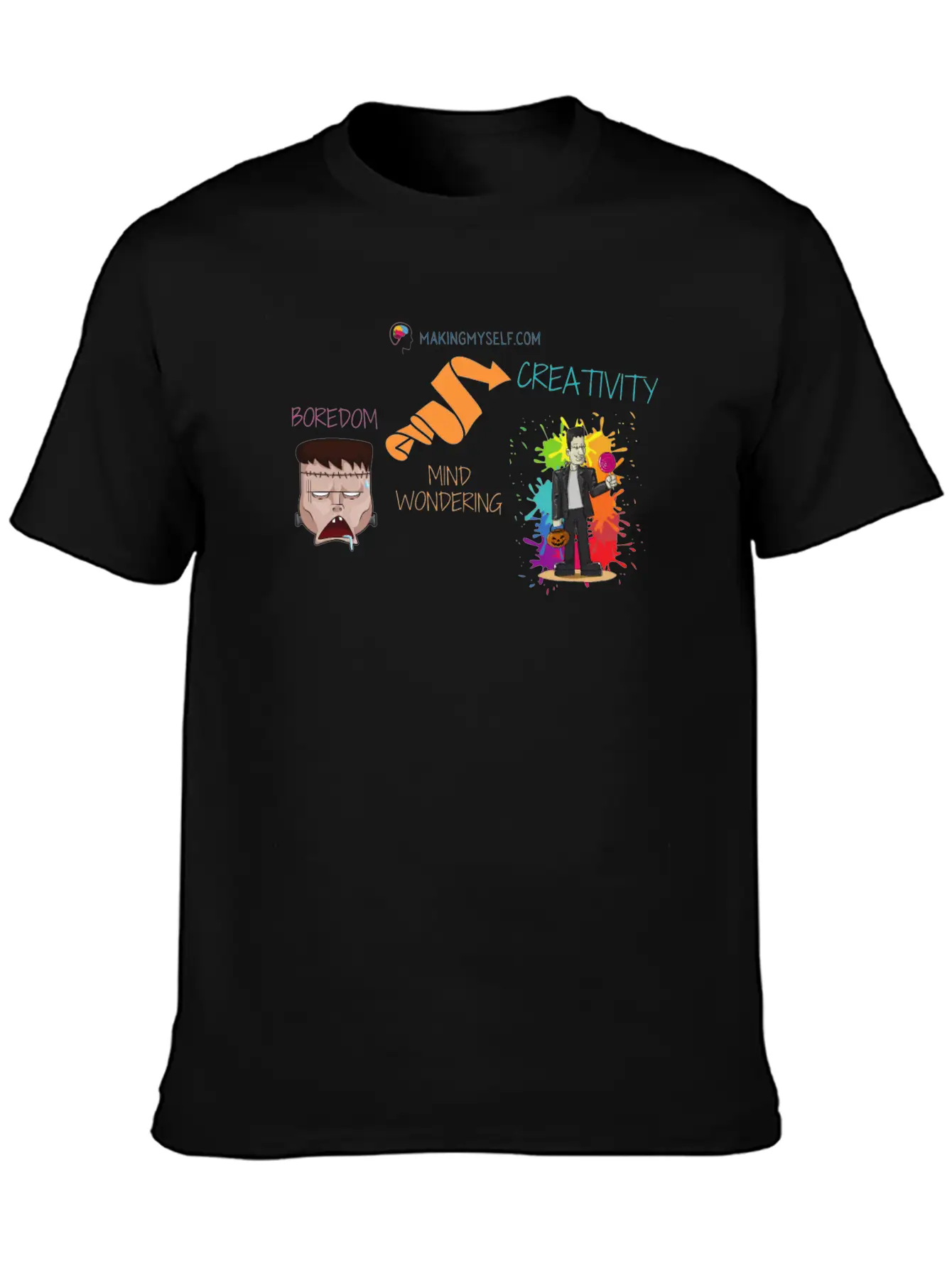 Boredom Sparking Creativity Unisex Short Sleeve Soft Cotton T-Shirt – Casual Everyday Wear