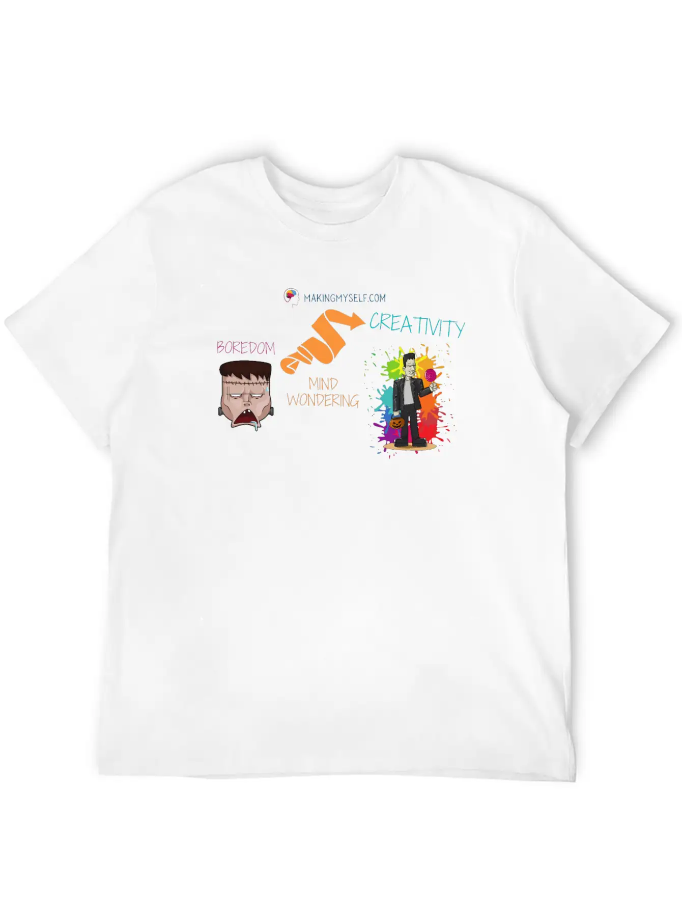Boredom Sparking Creativity Unisex Short Sleeve Soft Cotton T-Shirt – Casual Everyday Wear