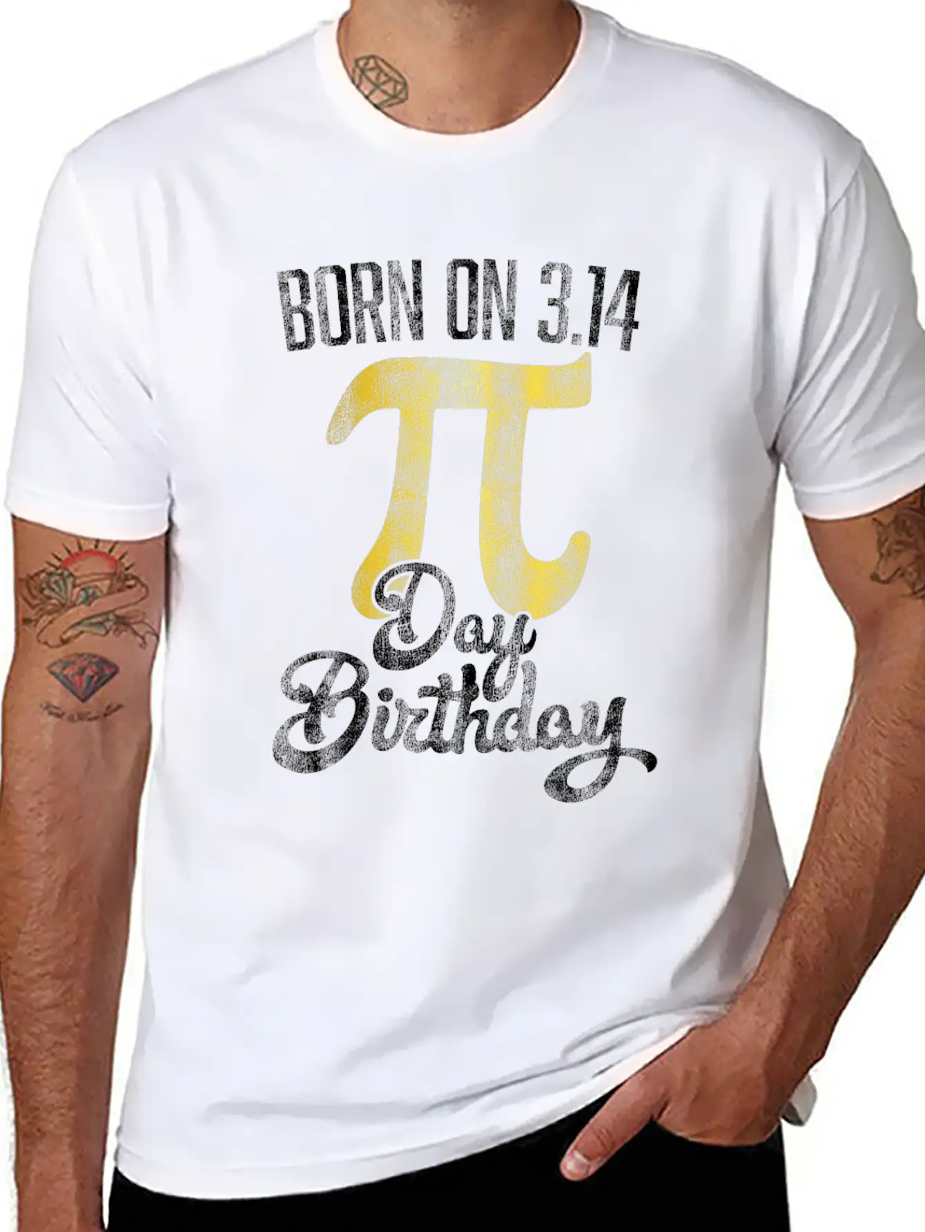 Born On 3.14 Pi Day Birthday Essential Unisex Summer Tee – Soft Cotton Casual Fit