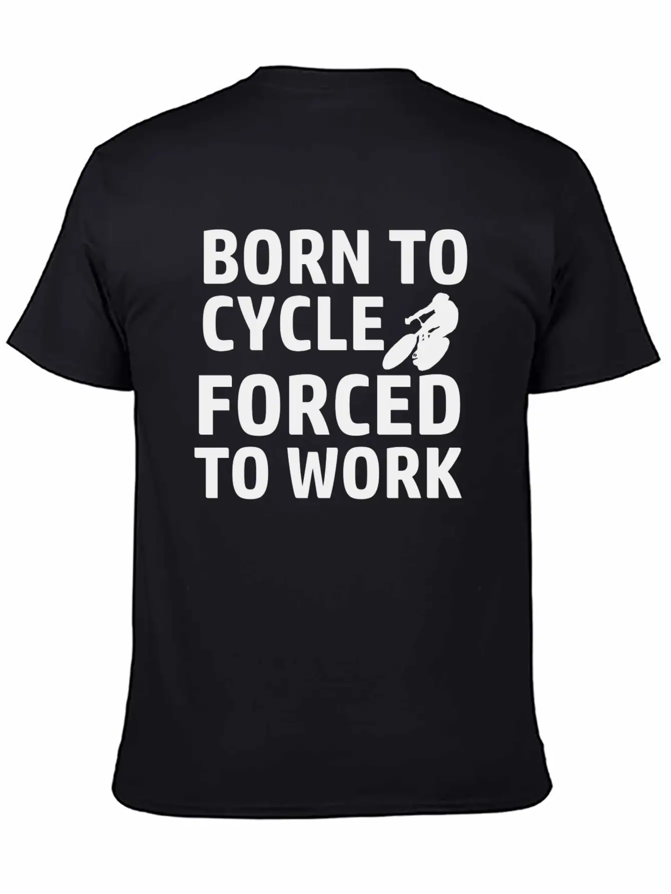 BORN TO CYCLE Timeless Short Sleeve Tee – Comfy And Minimalist Design