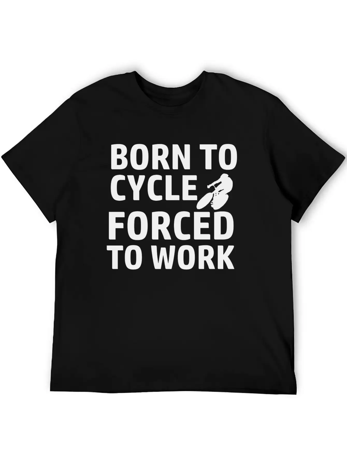 BORN TO CYCLE Timeless Short Sleeve Tee – Comfy And Minimalist Design
