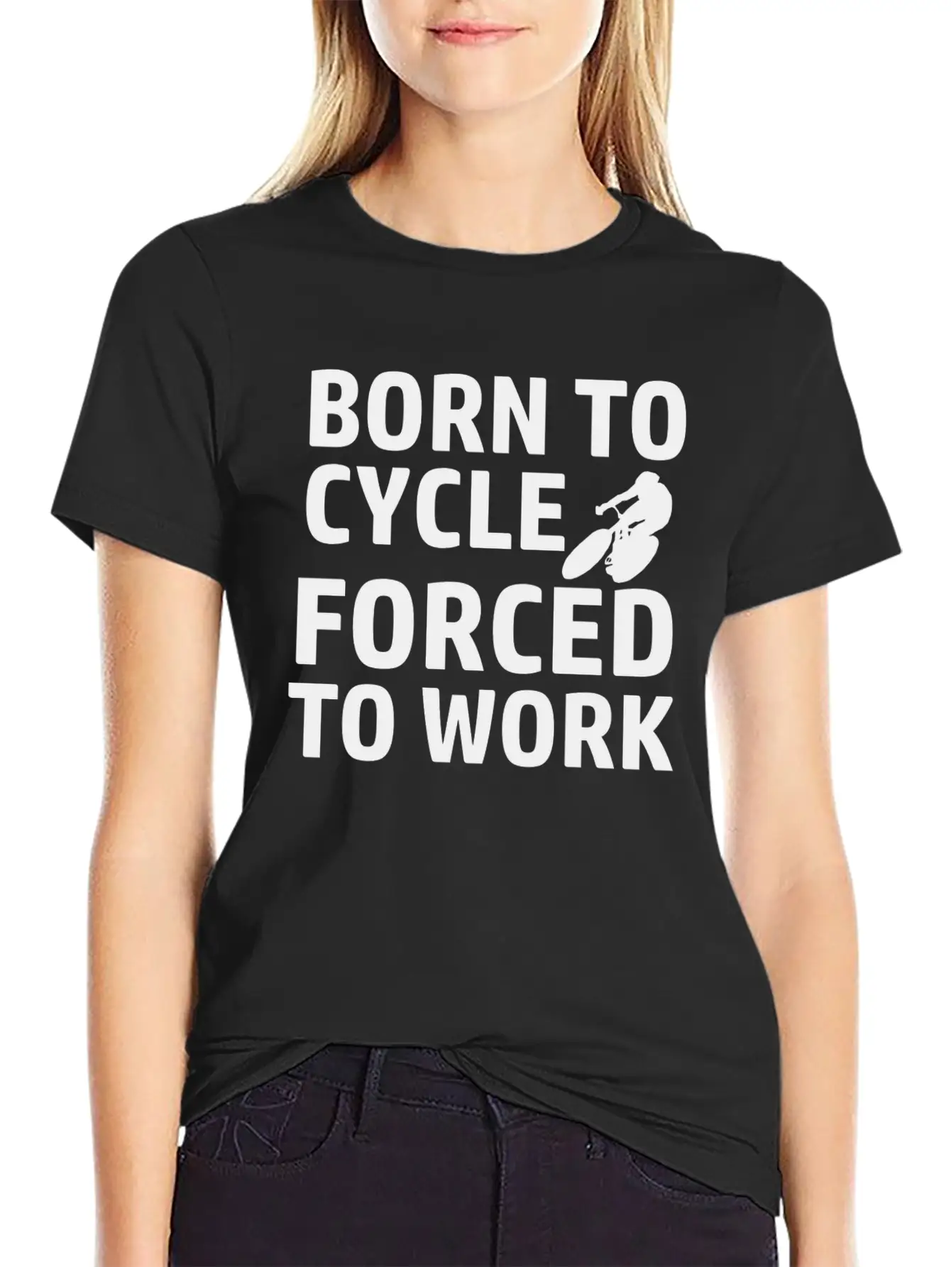 BORN TO CYCLE Timeless Short Sleeve Tee – Comfy And Minimalist Design