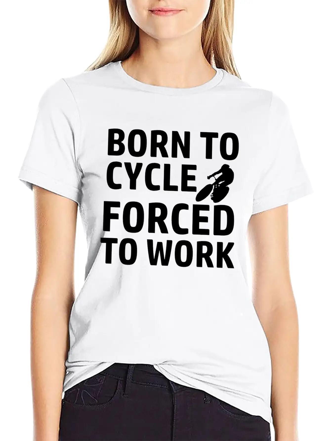 BORN TO CYCLE Timeless Short Sleeve Tee – Comfy And Minimalist Design