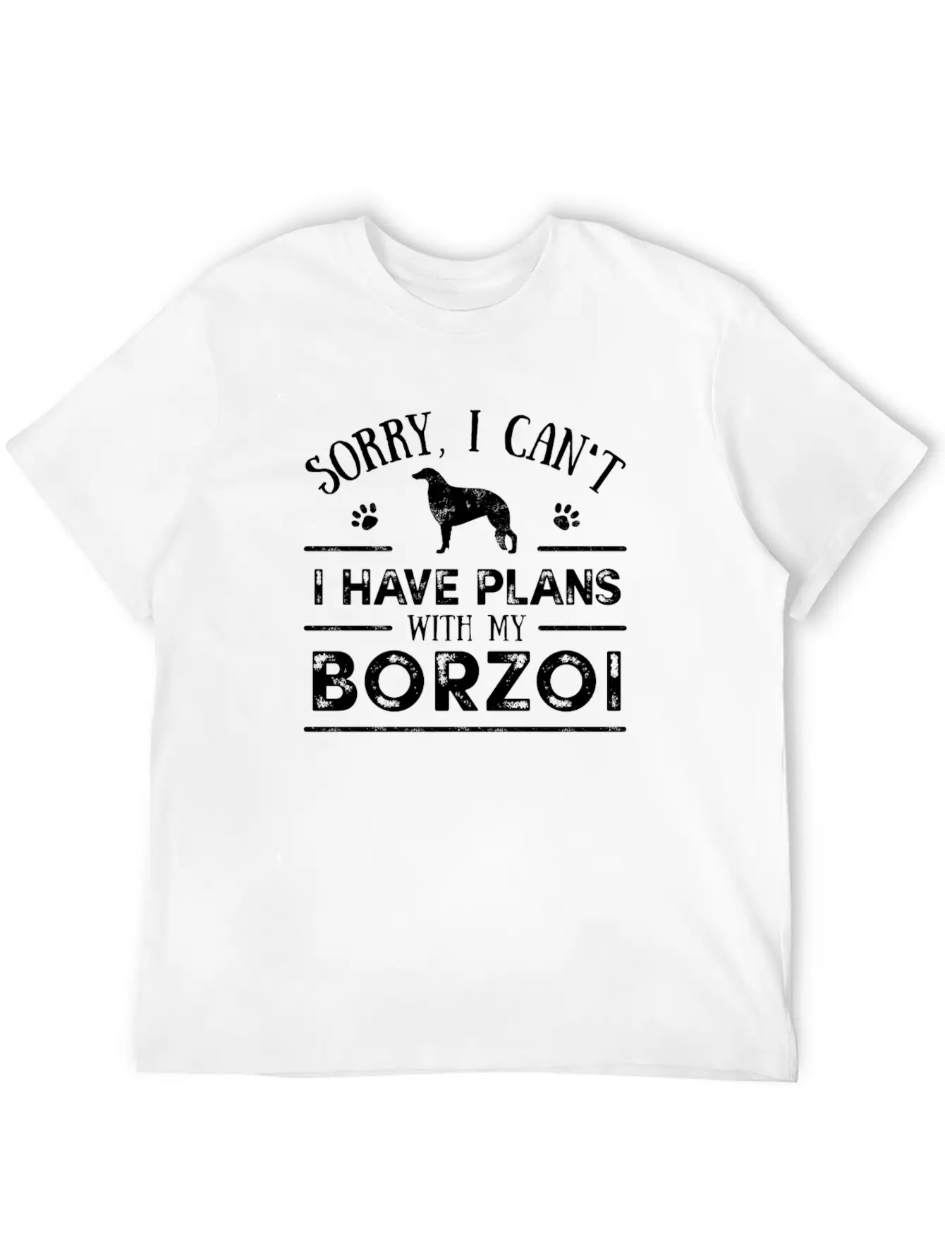 Borzoi Dog Owner Cool Dog Gift Idea Unisex Casual T-Shirt – Clean Design For Daily Comfort